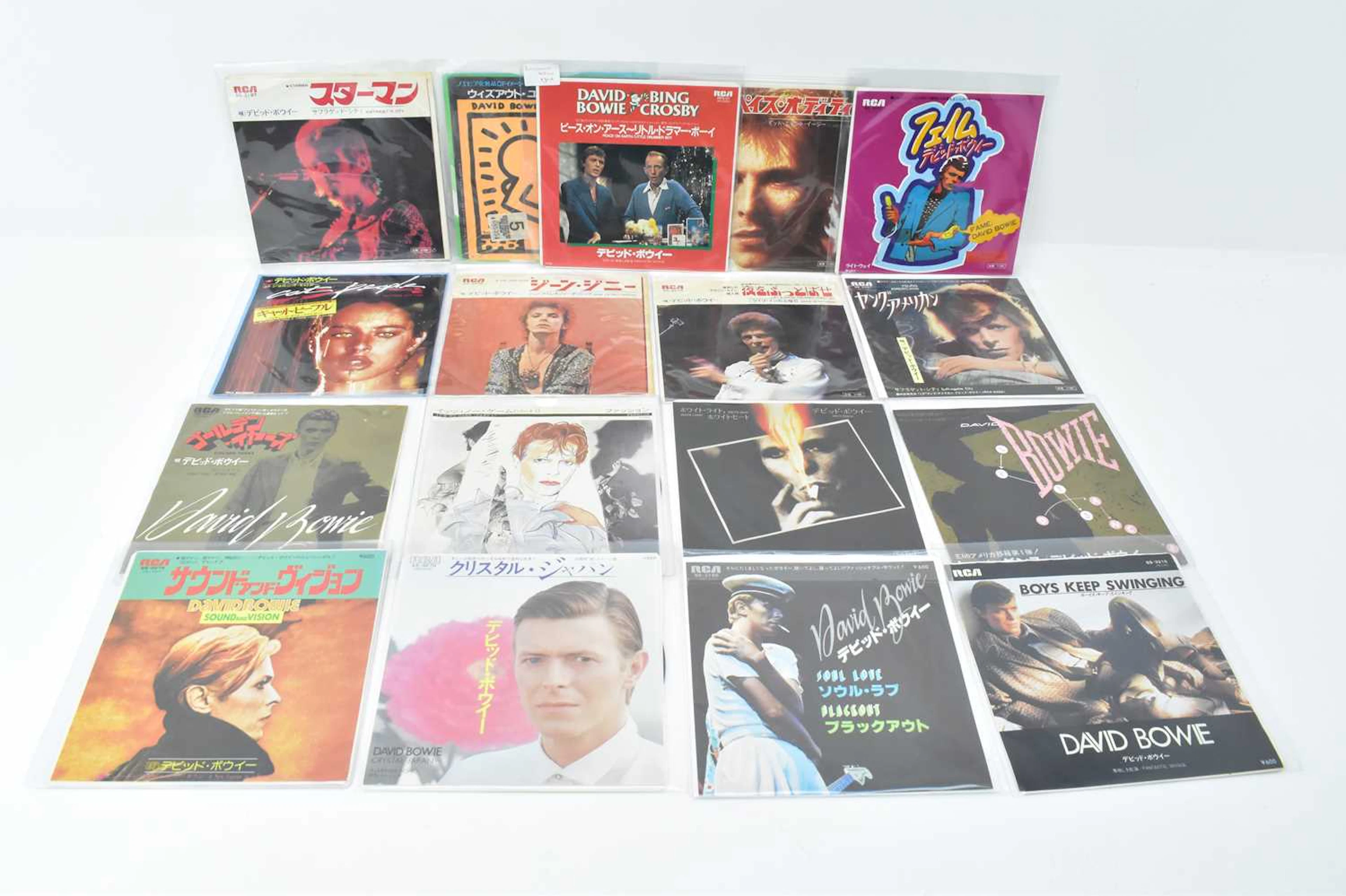 DAVID BOWIE; seventeen singles made in Japan