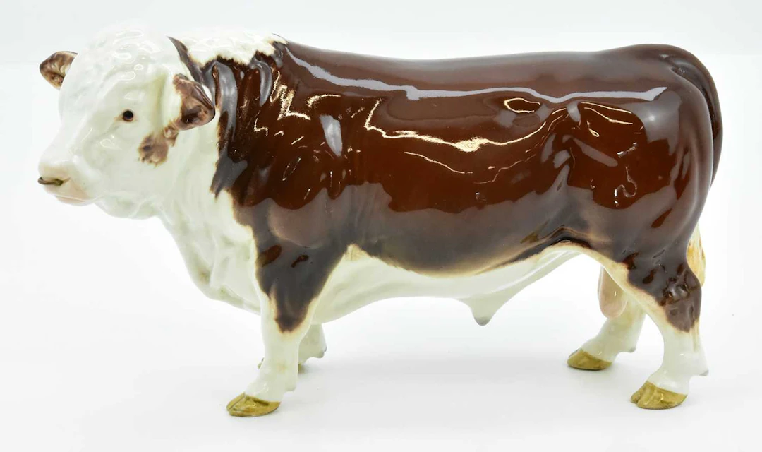 BESWICK; a model 2549A 'Polled Hereford Bull'