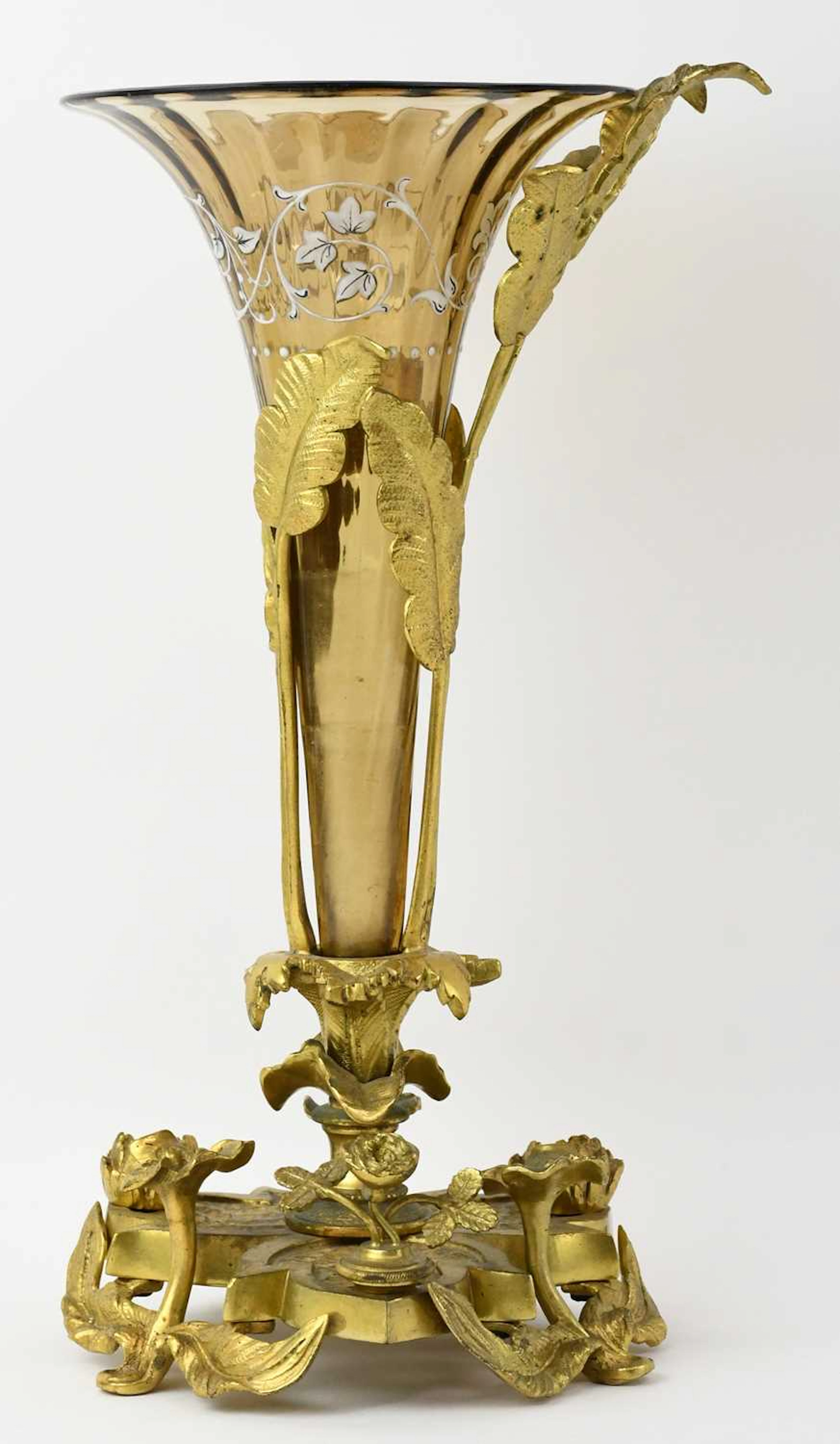 A late 19th century French gilt metal ormolu mounted...