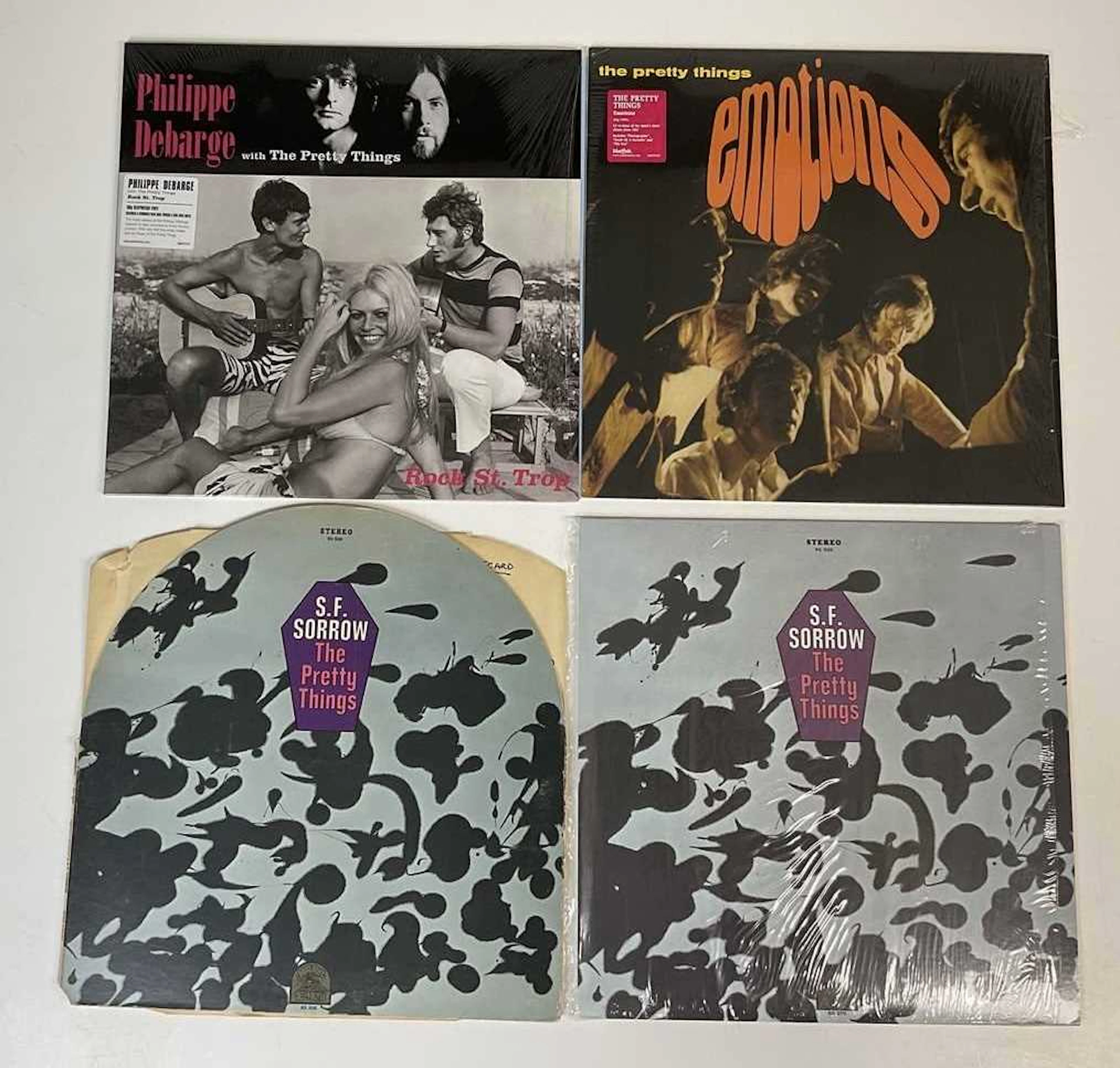 THE PRETTY THINGS; three albums comprising 'S.F