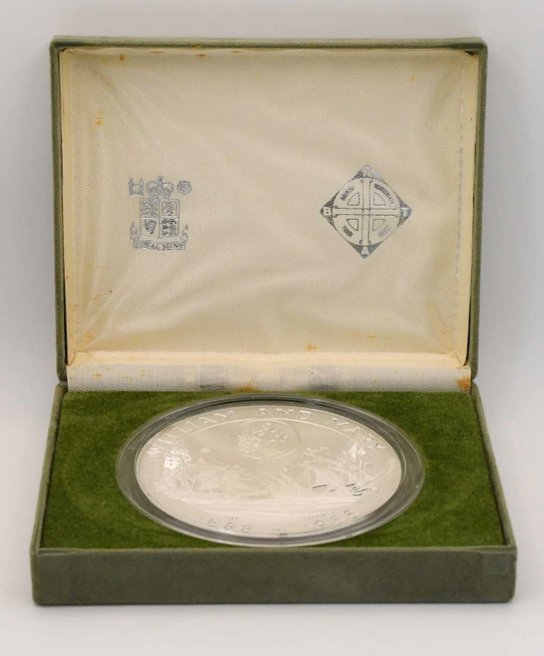ROYAL MINT; a cased encapsulated silver proof 1988 Coinex silver medal