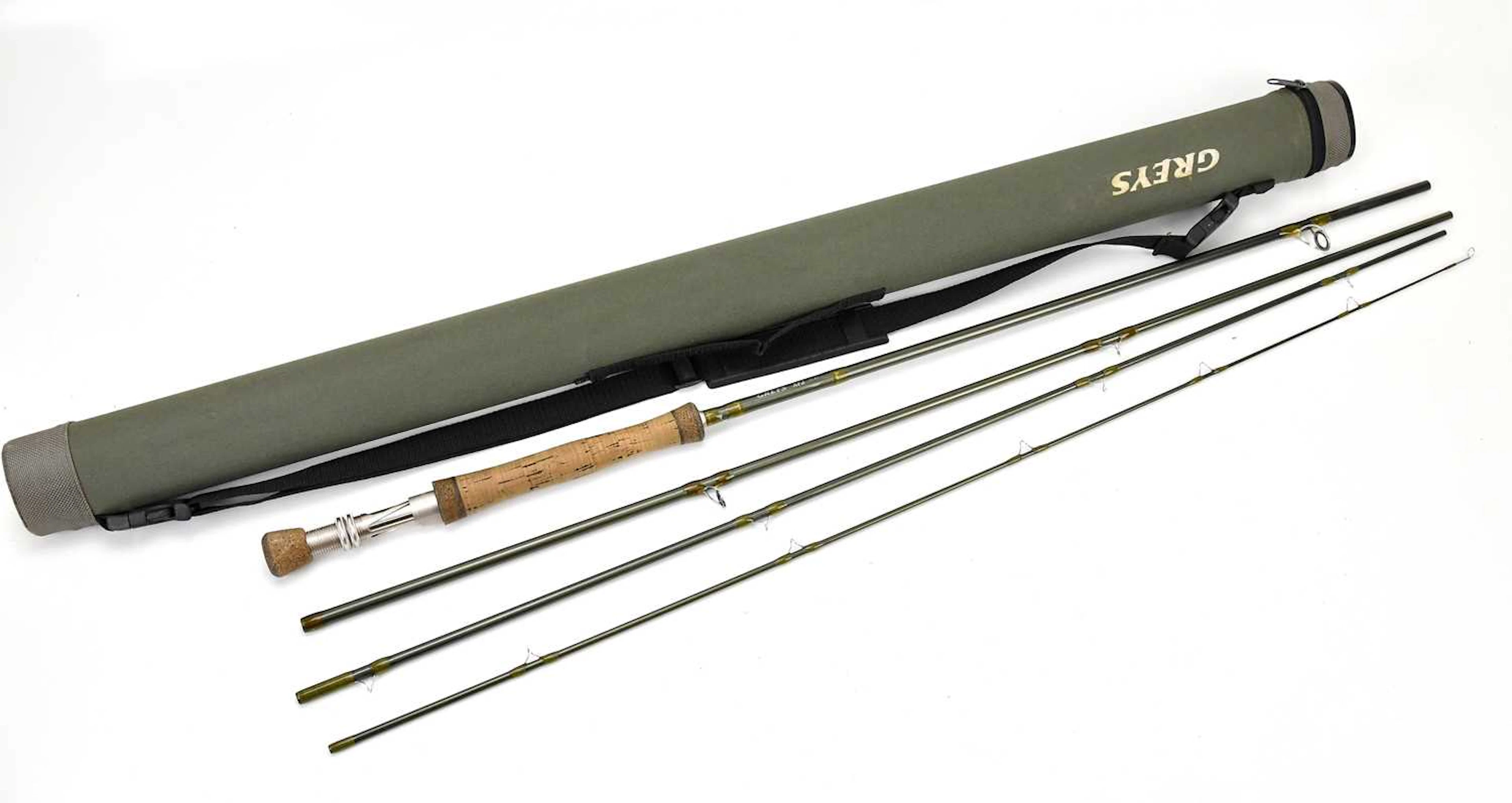 GREYS; an XF2 four piece cased fly fishing rod