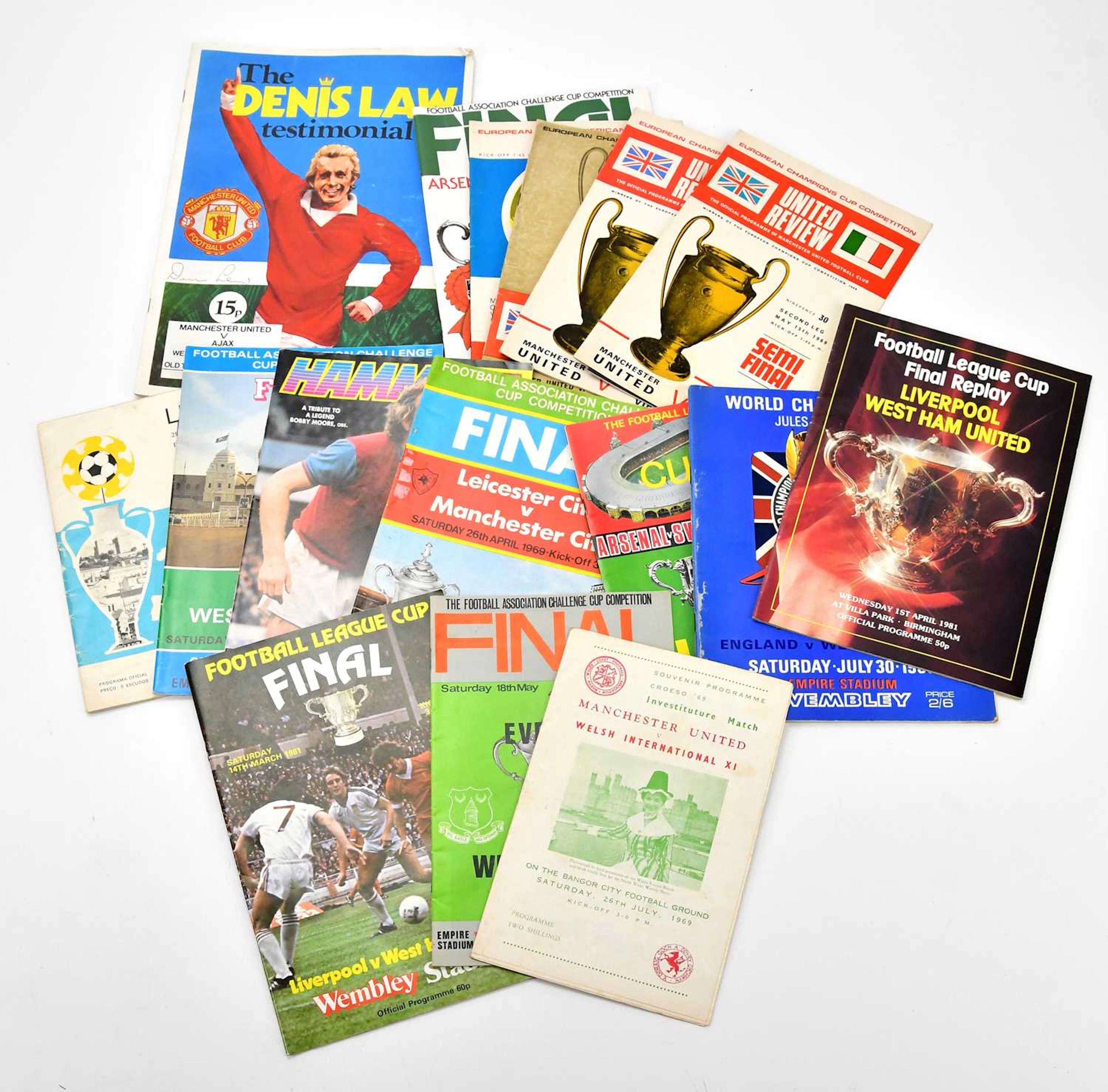 FOOTBALL INTEREST; a selection of football programmes