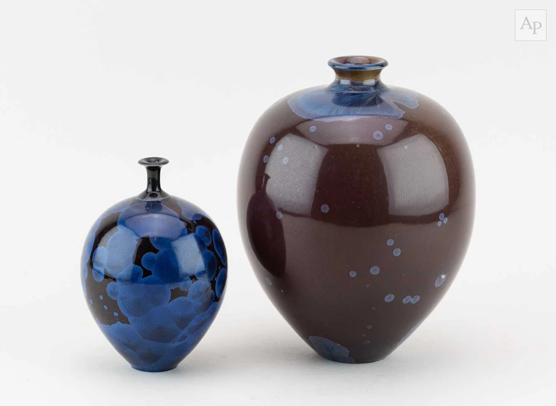 RICHARD BIDEAU (born 1971); an ovoid porcelain bottle...