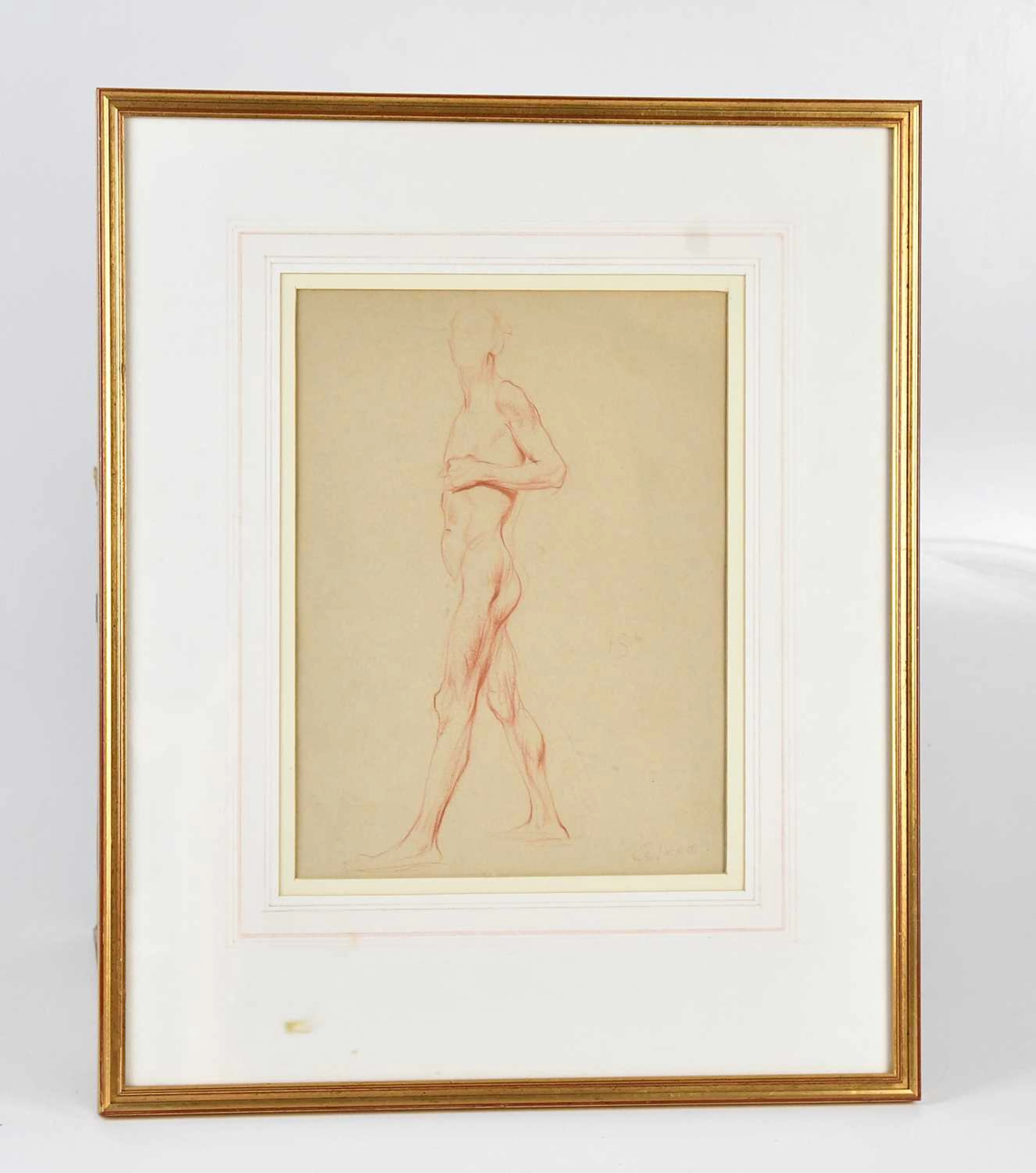 PIERRE ADOLPHE VALETTE (1876-1942); sepia ink drawing