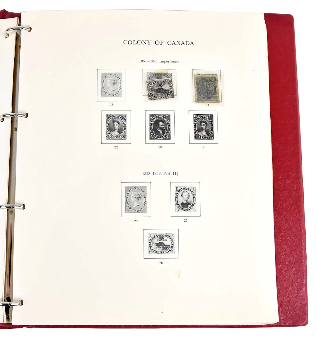 CANADA; 1851-1979 collection in a printed album