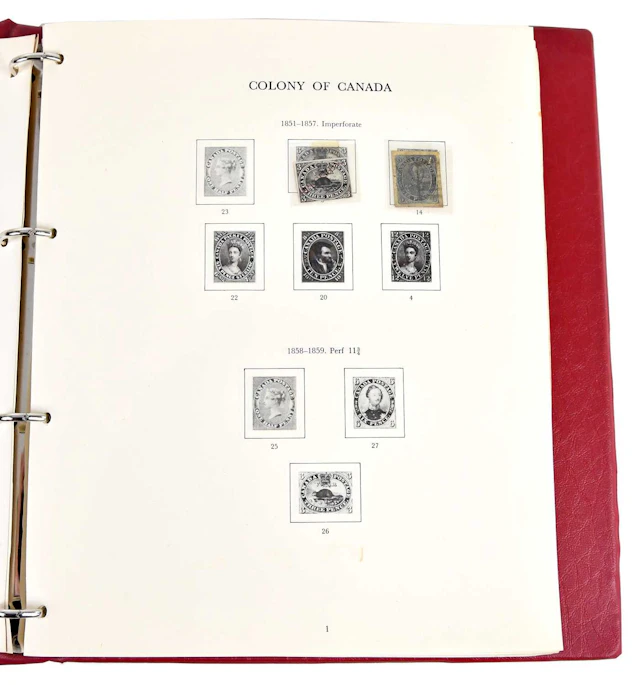CANADA; 1851-1979 collection in a printed album