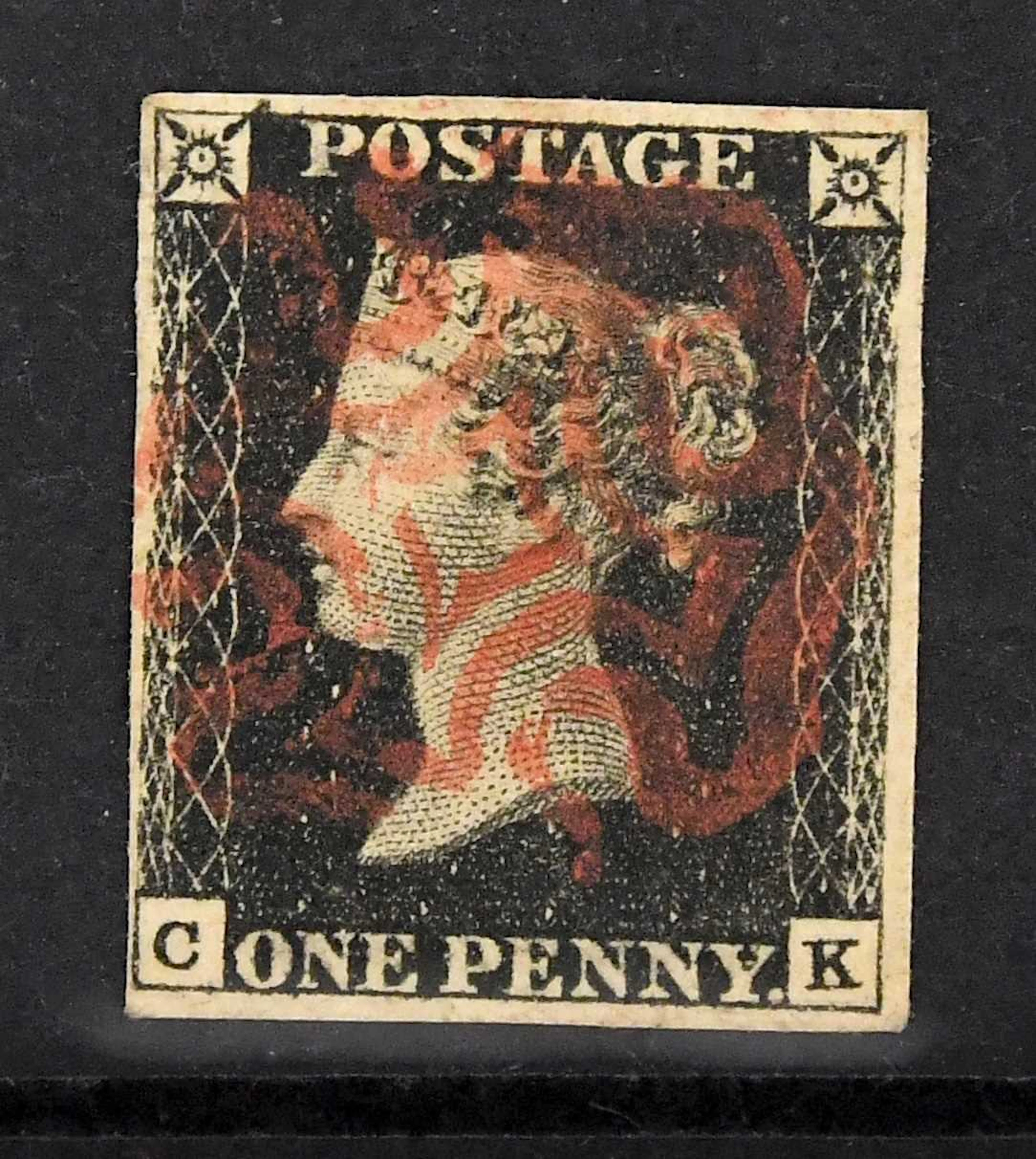 GREAT BRITAIN; 1840 1d black