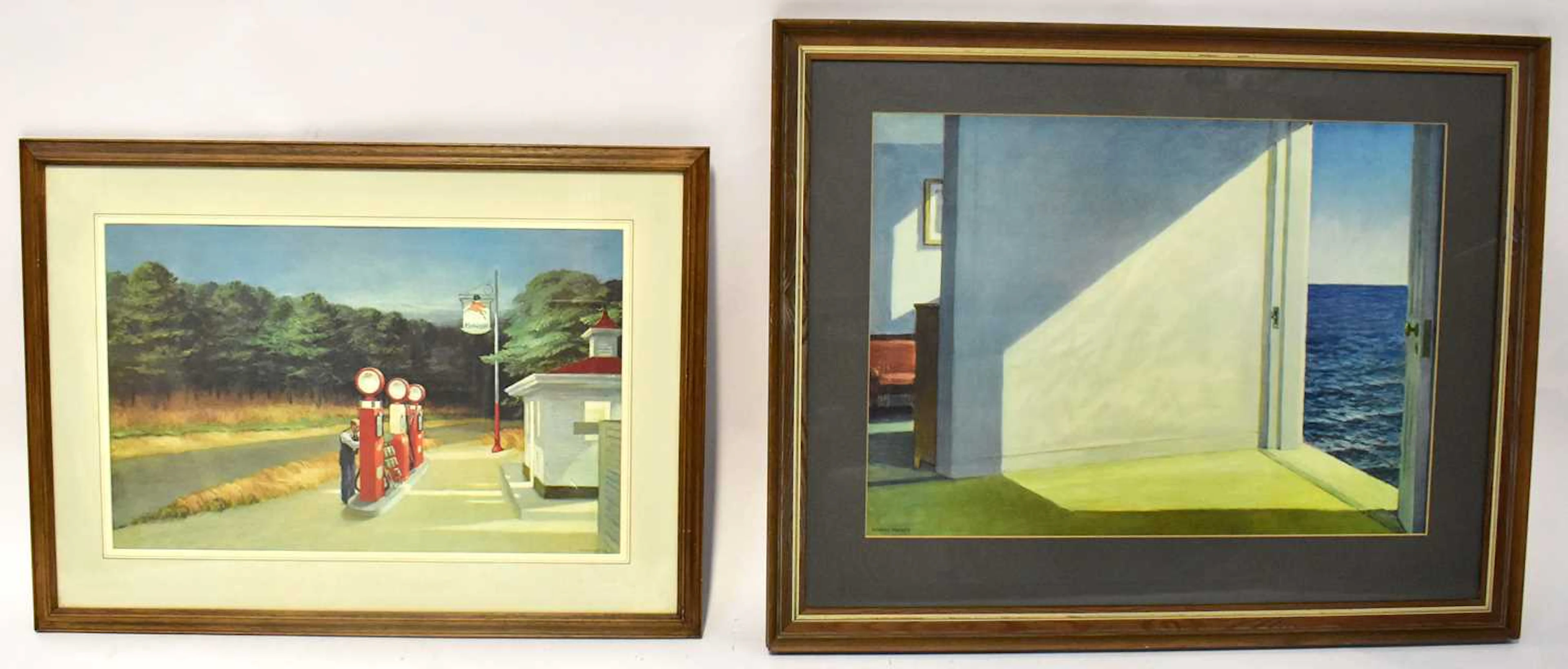 AFTER EDWARD HOPPER; two prints