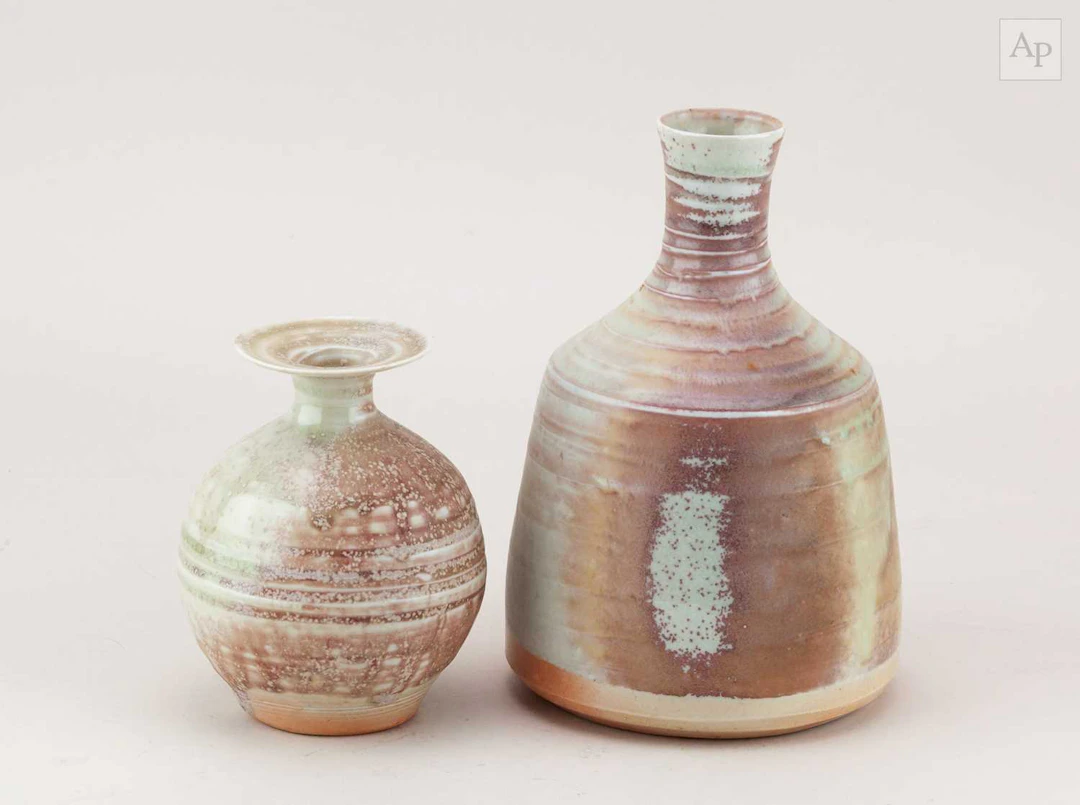 MARY RICH (1940-2022); a porcelain bottle covered in...