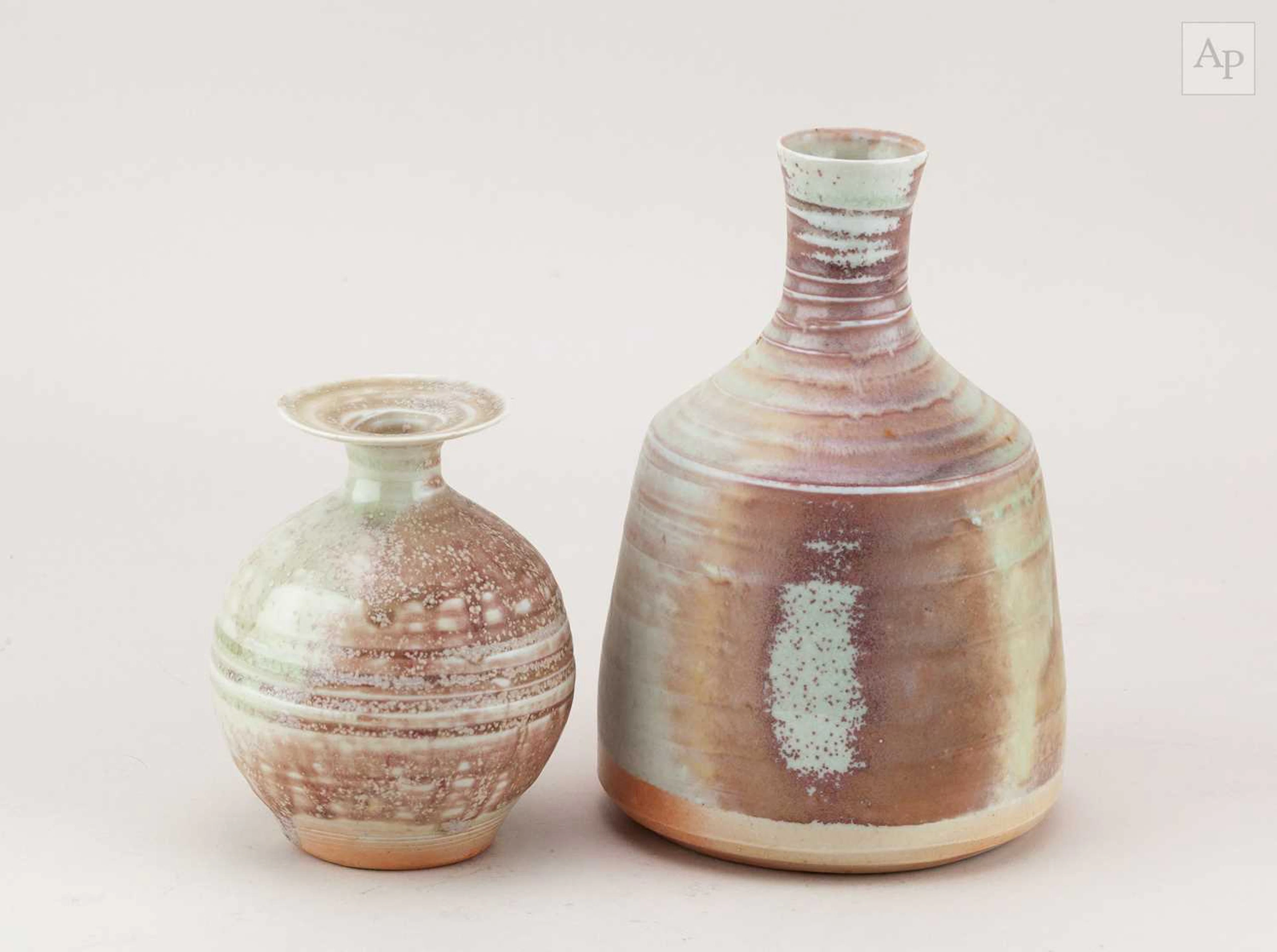 MARY RICH (1940-2022); a porcelain bottle covered in...