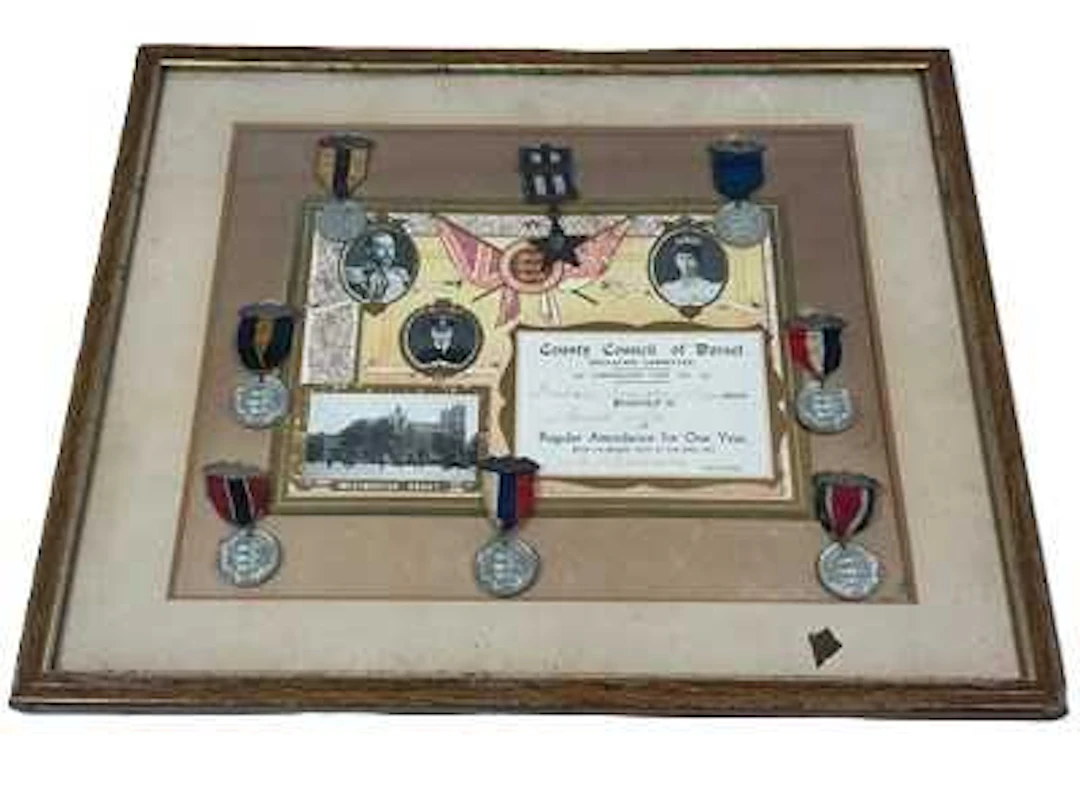A 1911 school attendance certificate