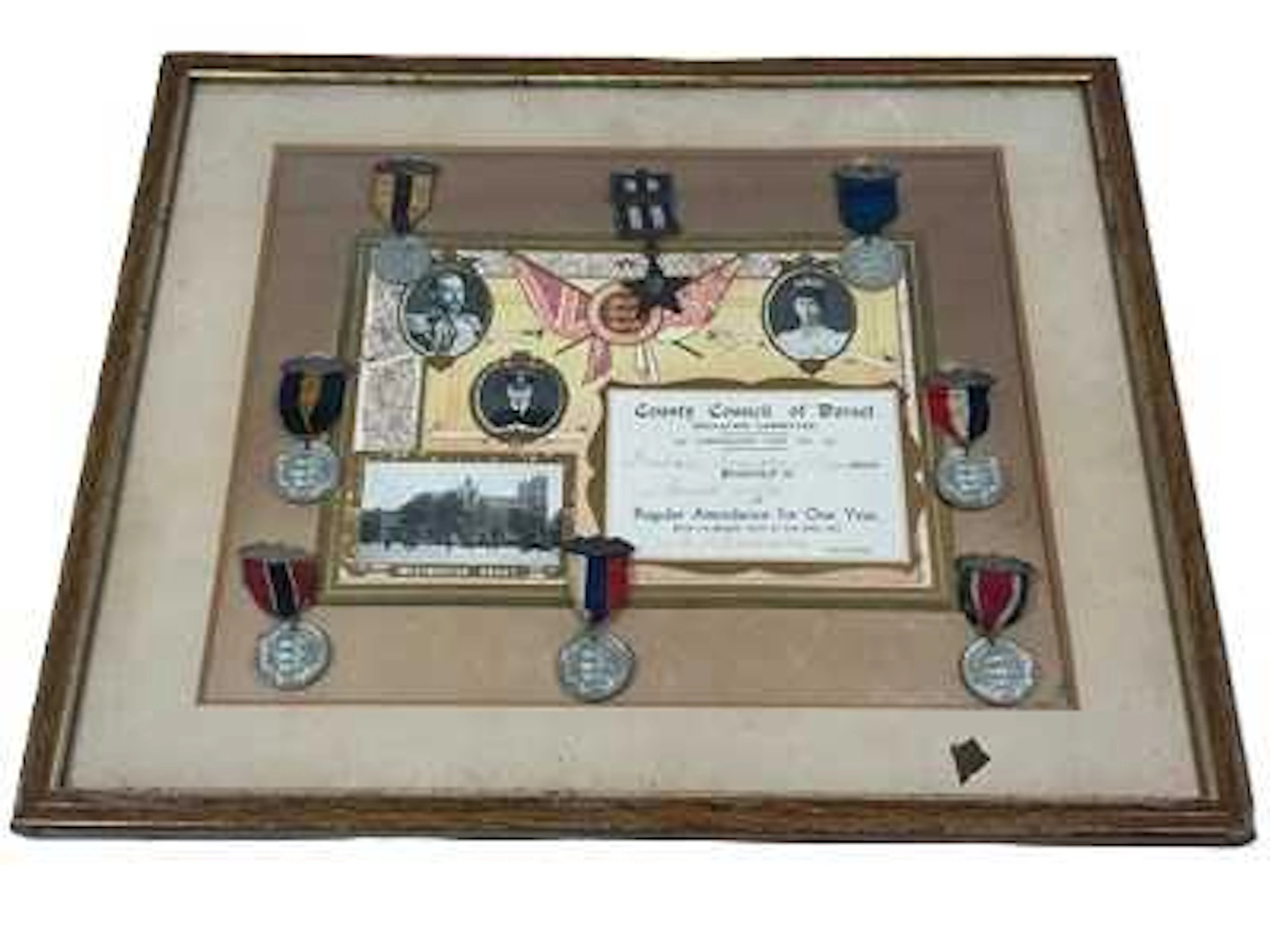 A 1911 school attendance certificate