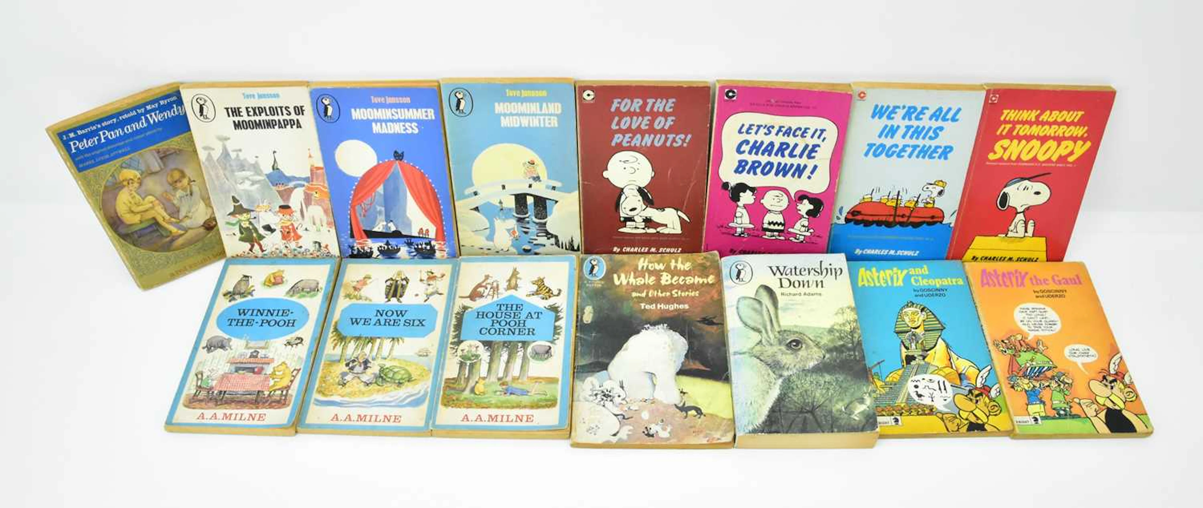 Fifteen vintage children's paperback story books
