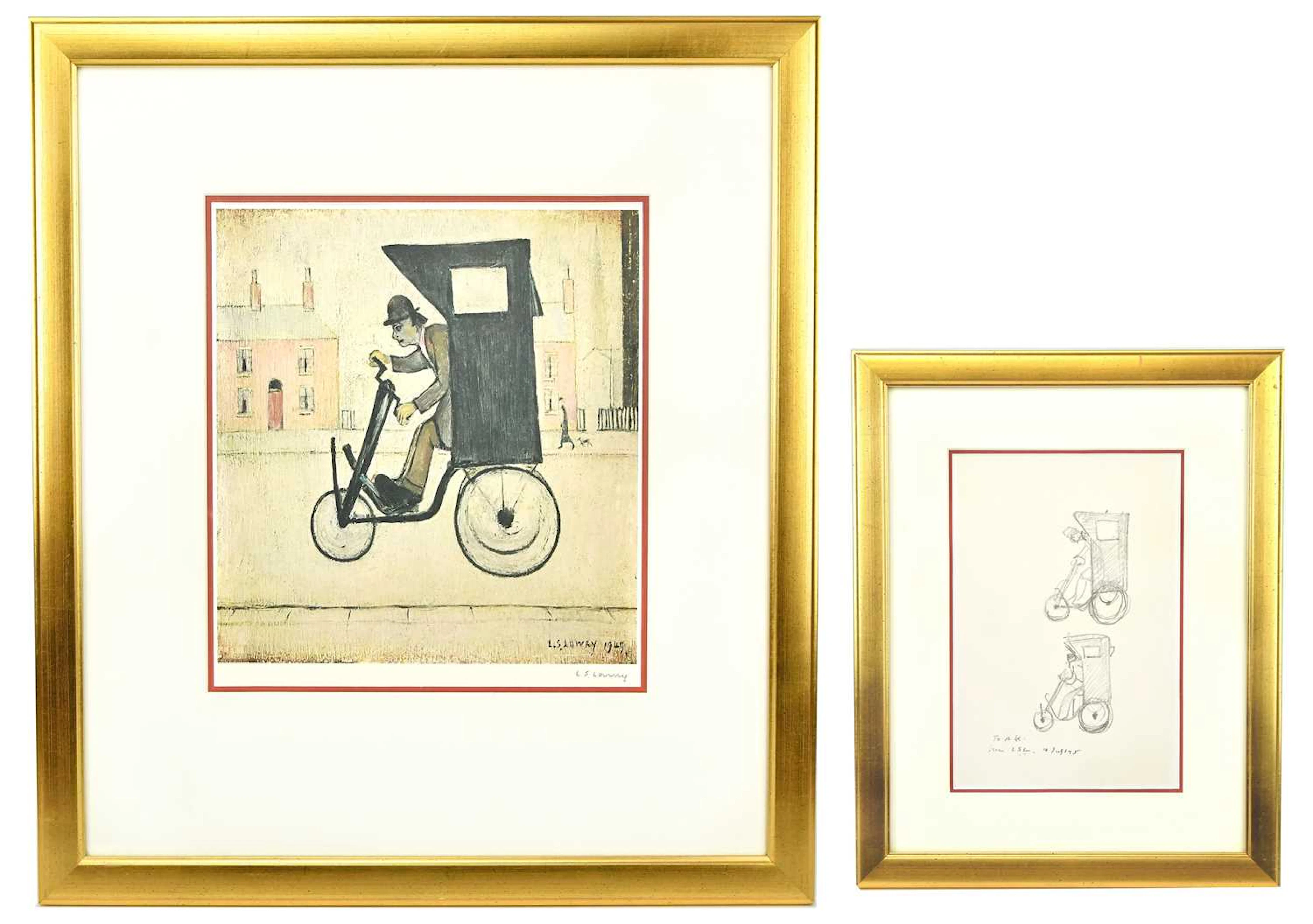 LAURENCE STEPHEN LOWRY RA RBA (1887-1976); pencil signed limited edition print