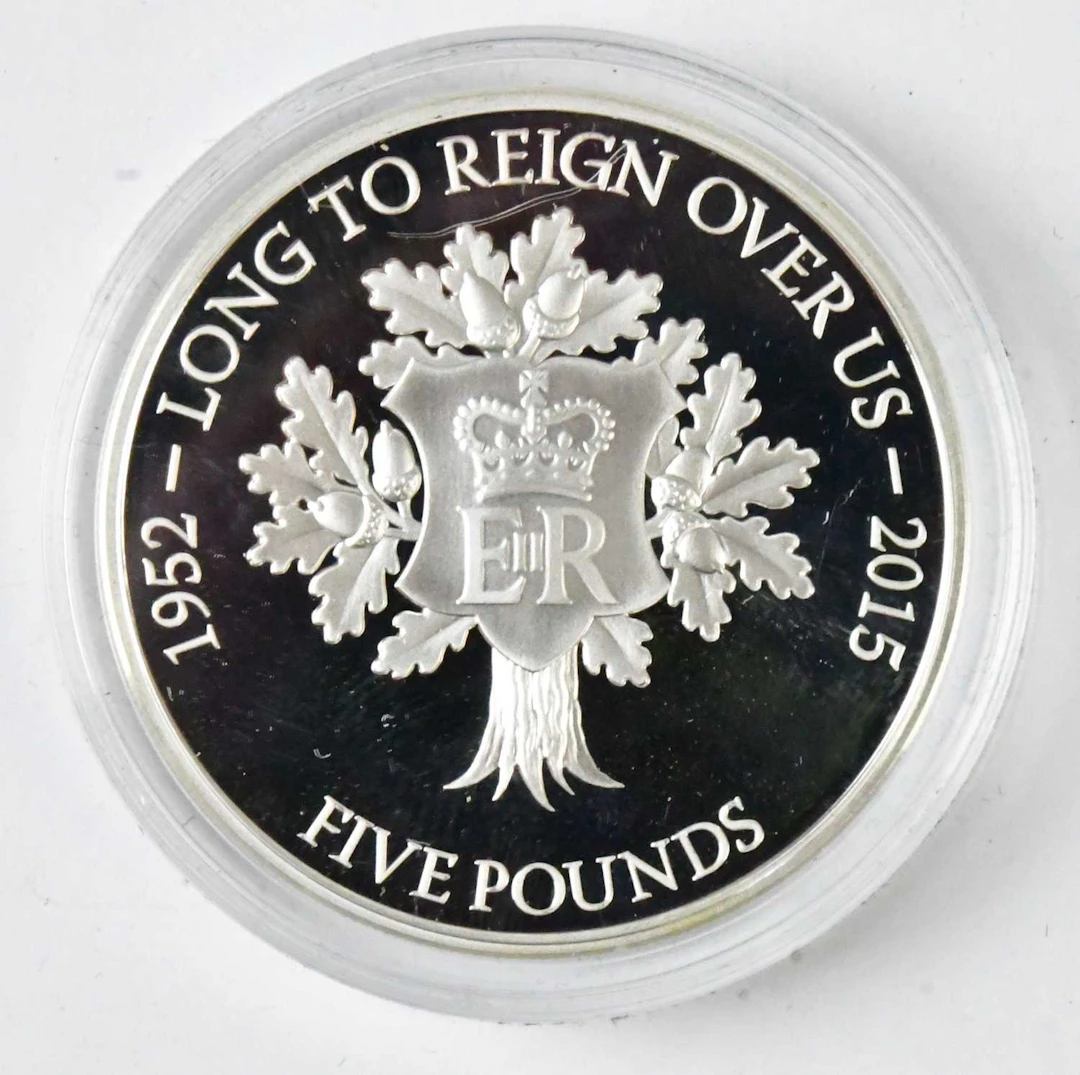 A limited edition 925 silver proof comemmorative £5 coin