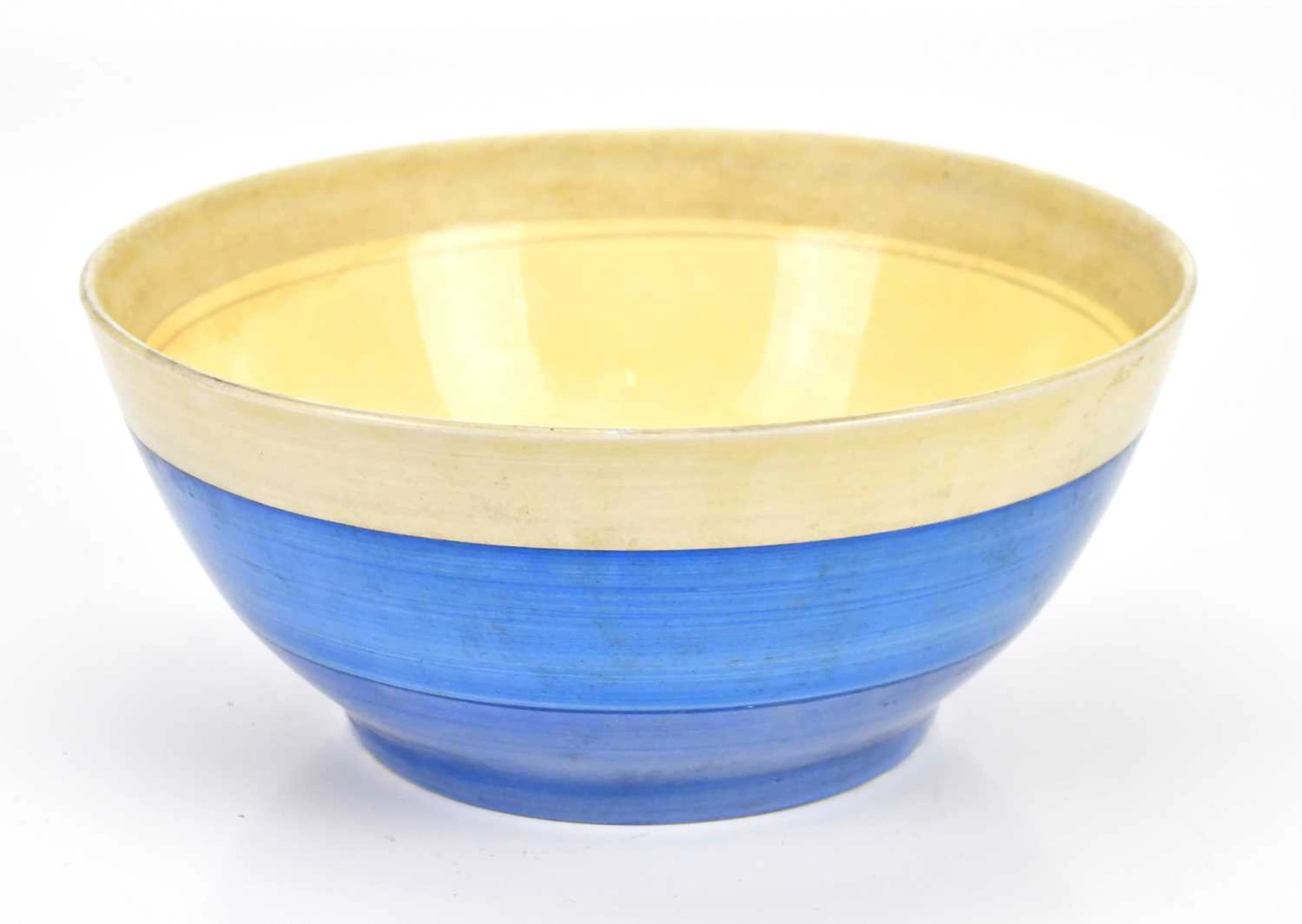 CLARICE CLIFF; a Bizarre range conical fruit bowl