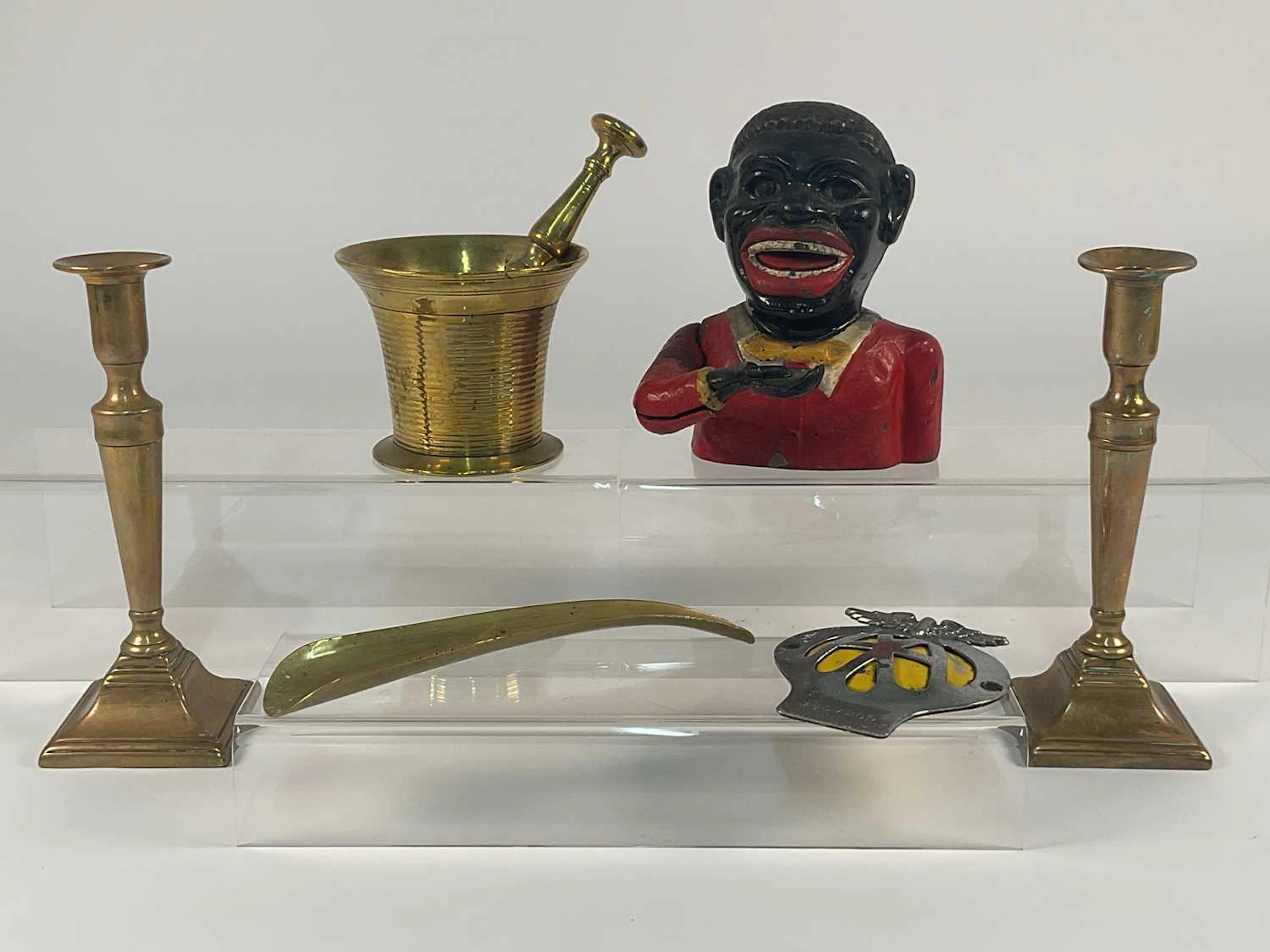 A group of collectors' items