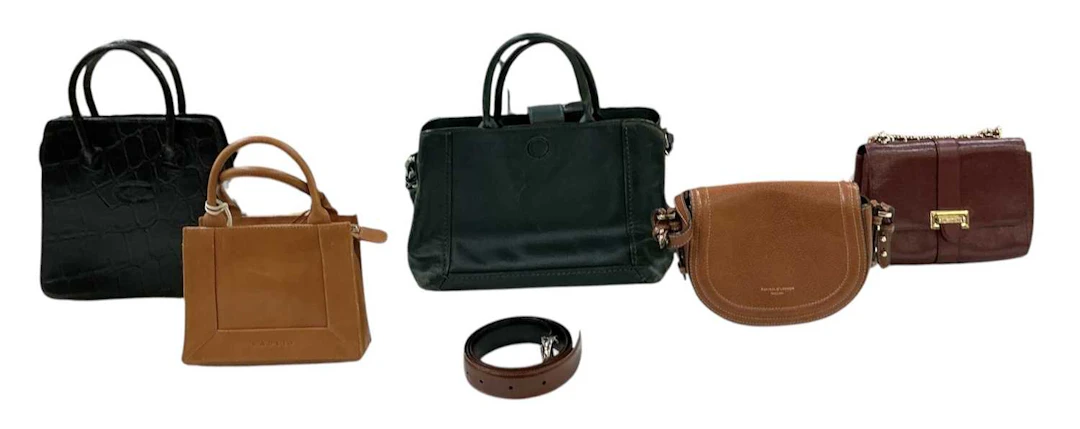 Five assorted vintage lady's designer handbags