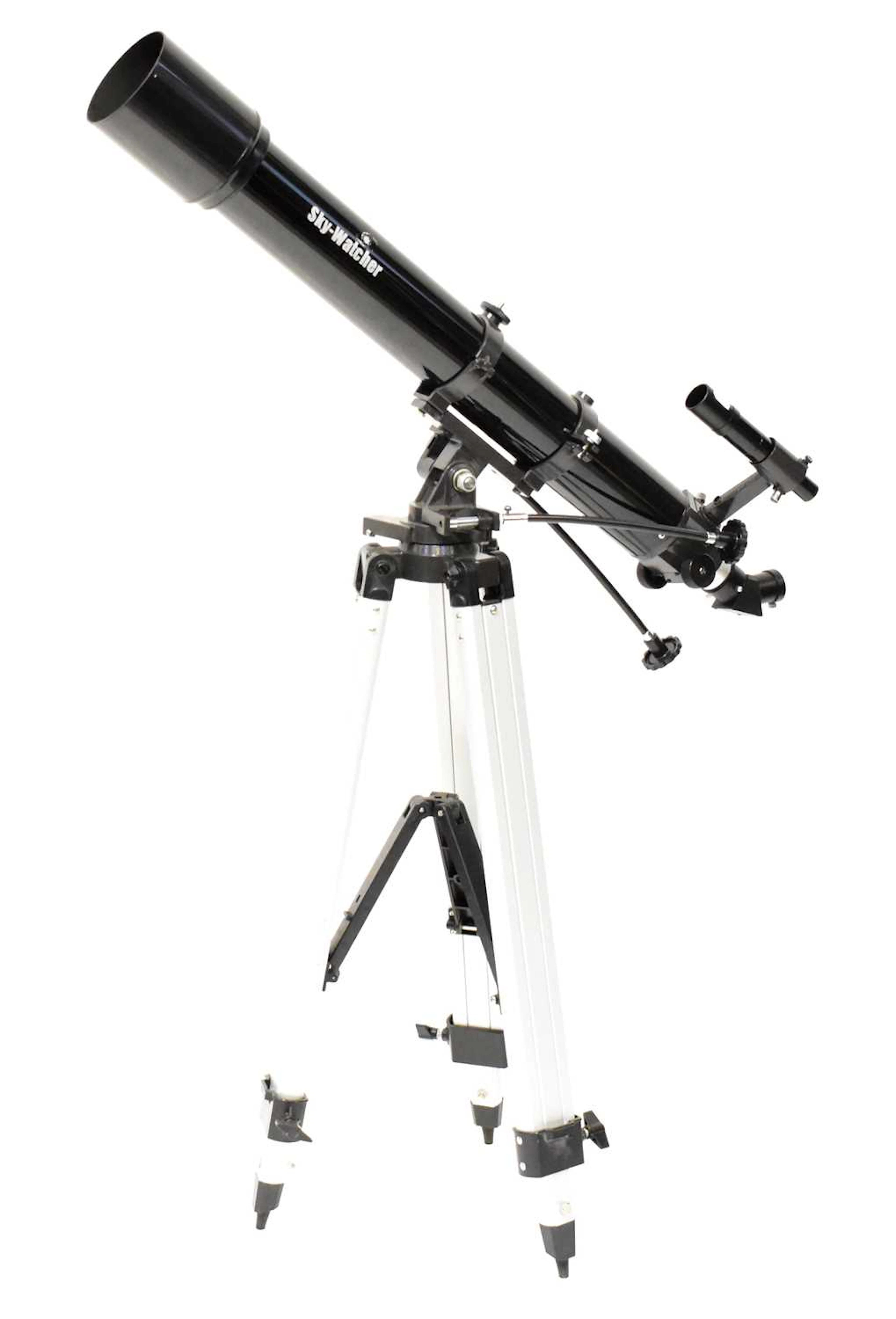 A Sky-Watcher 90mm-910mm telescope