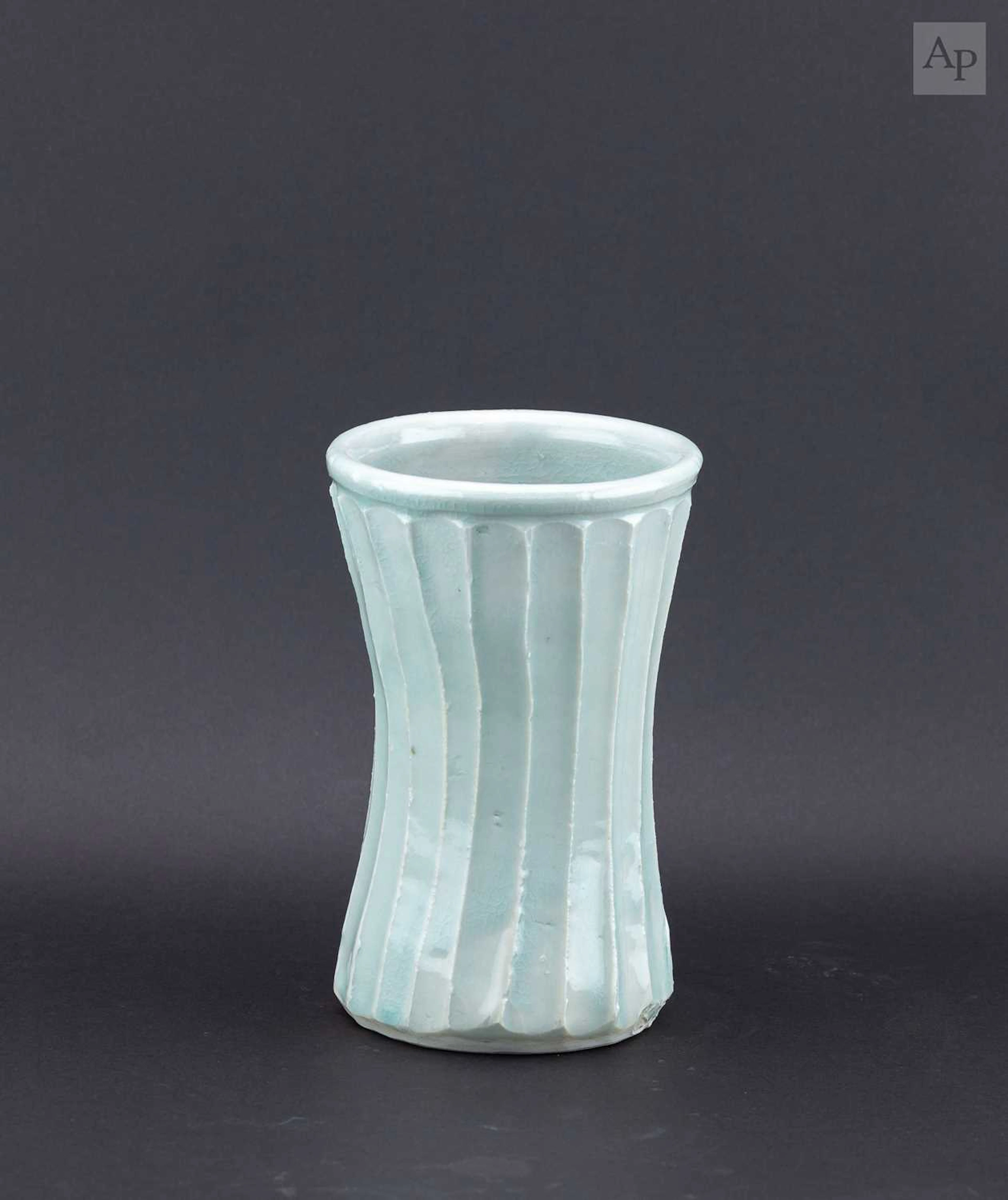 TREVOR CORSER (1938-2015) for Leach Pottery; a fluted...