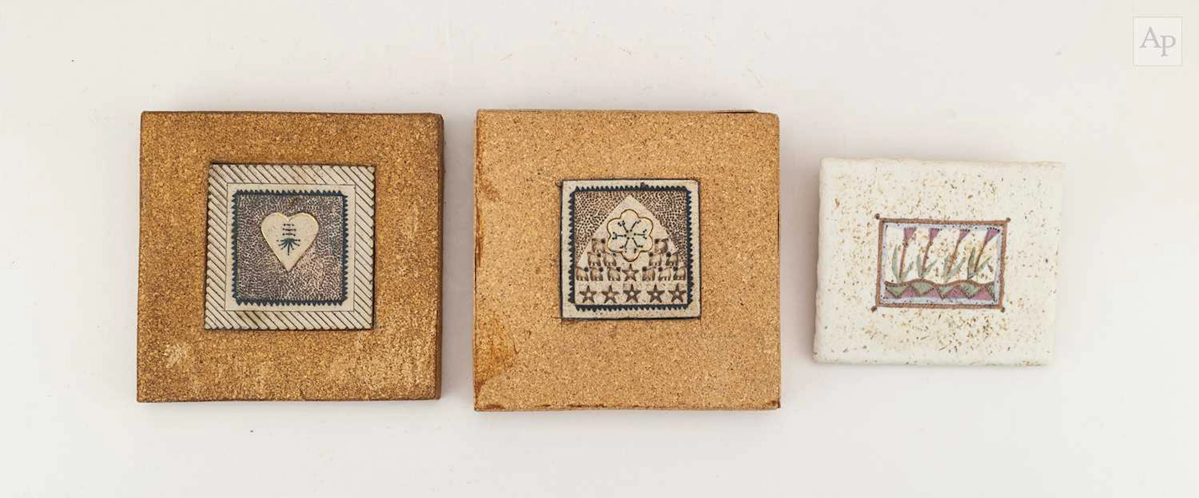 JENNIFER COLQUITT (born 1938); a small porcelain wall...