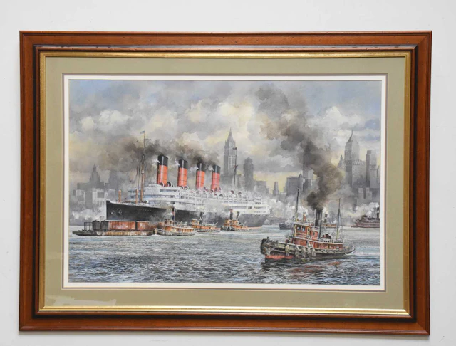 EDGAR HODGES (1928-2025); large watercolour