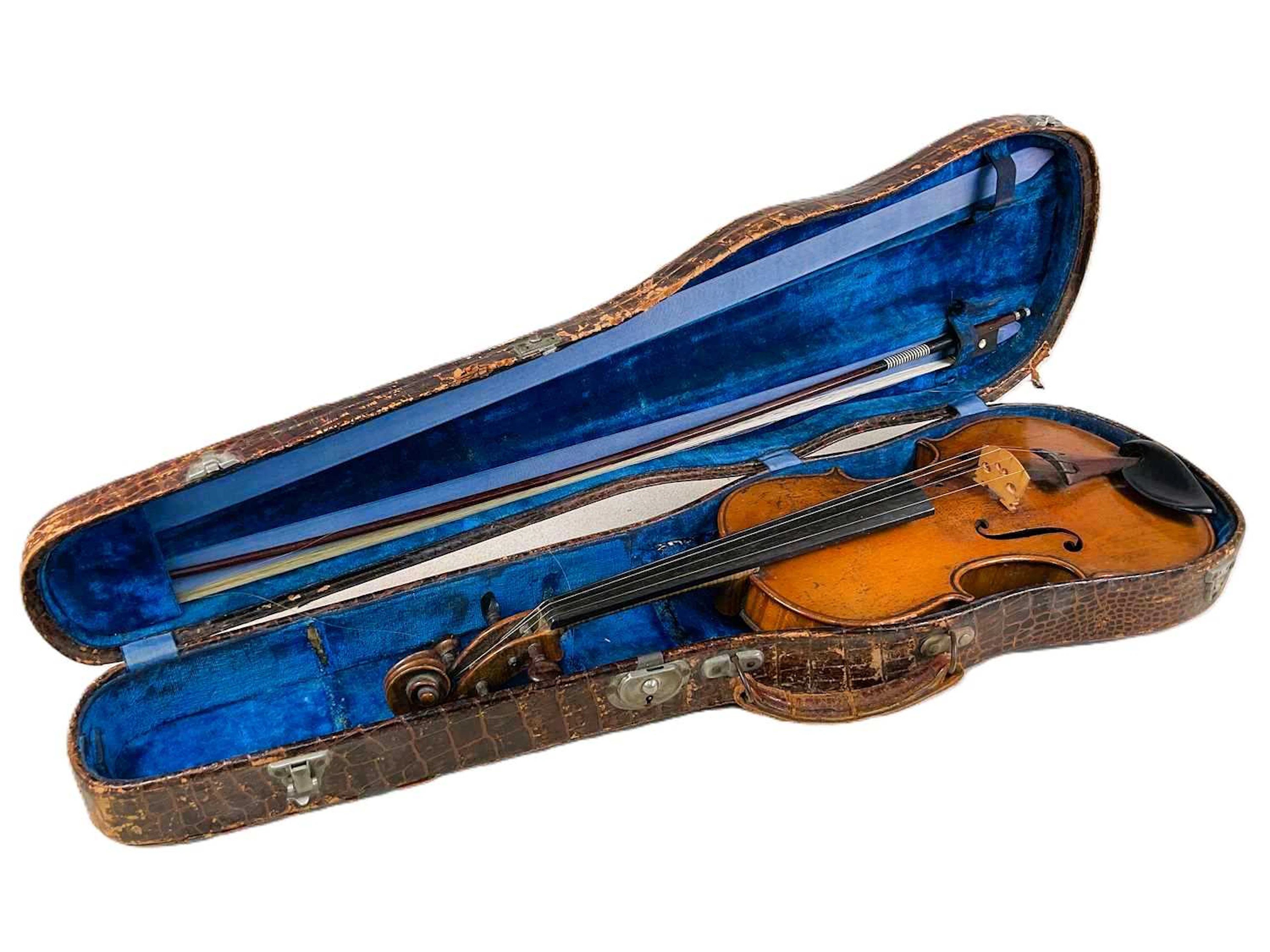 A German copy of a violin by Antonio Stradivarius