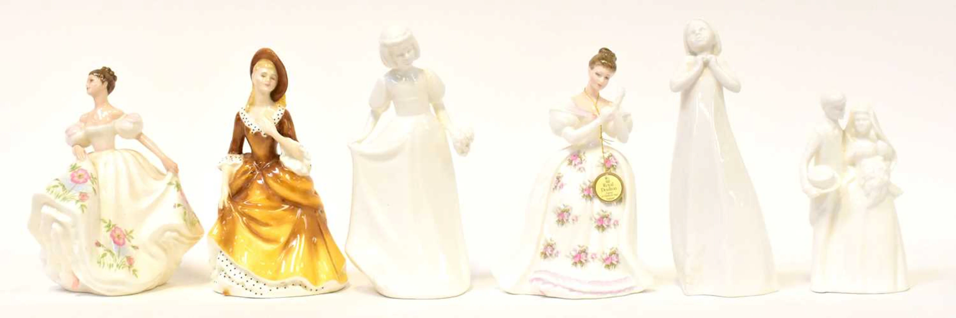 ROYAL DOULTON: six porcelain figures