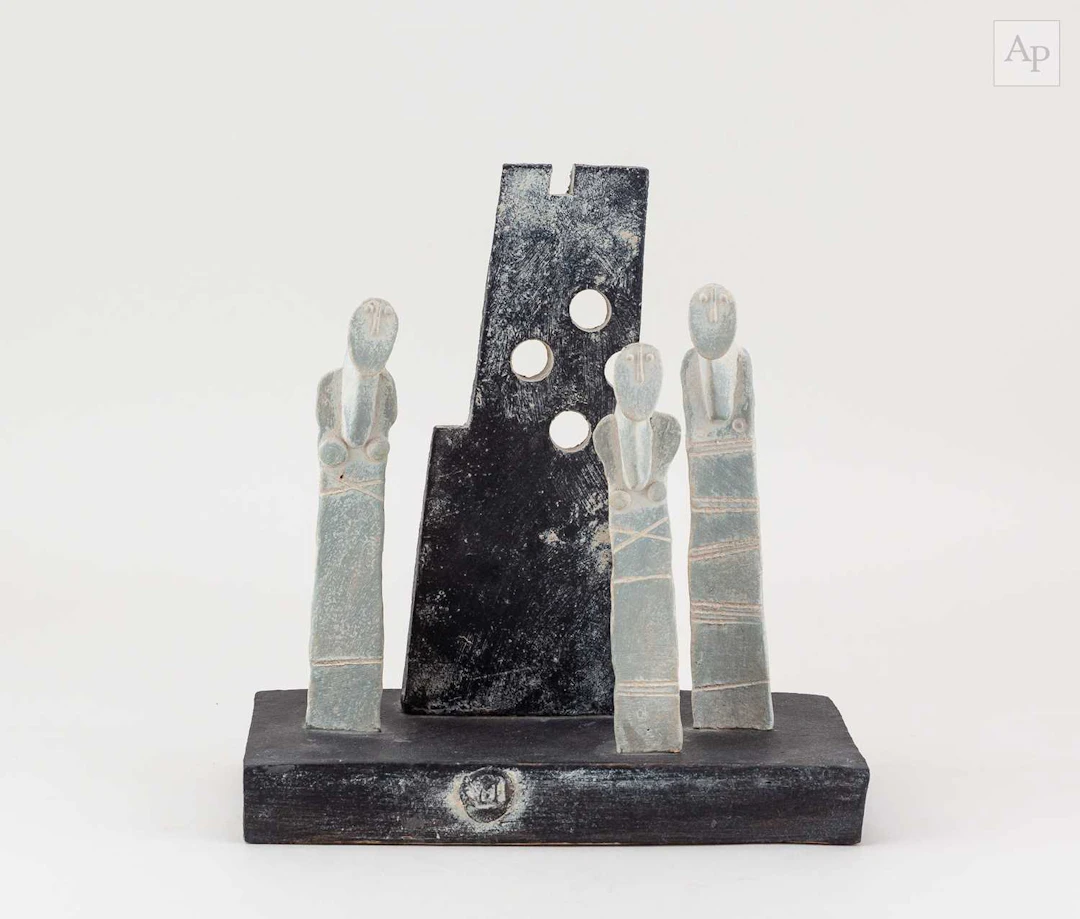 JOHN MALTBY (1936-2020); 'Figures and Ruins'