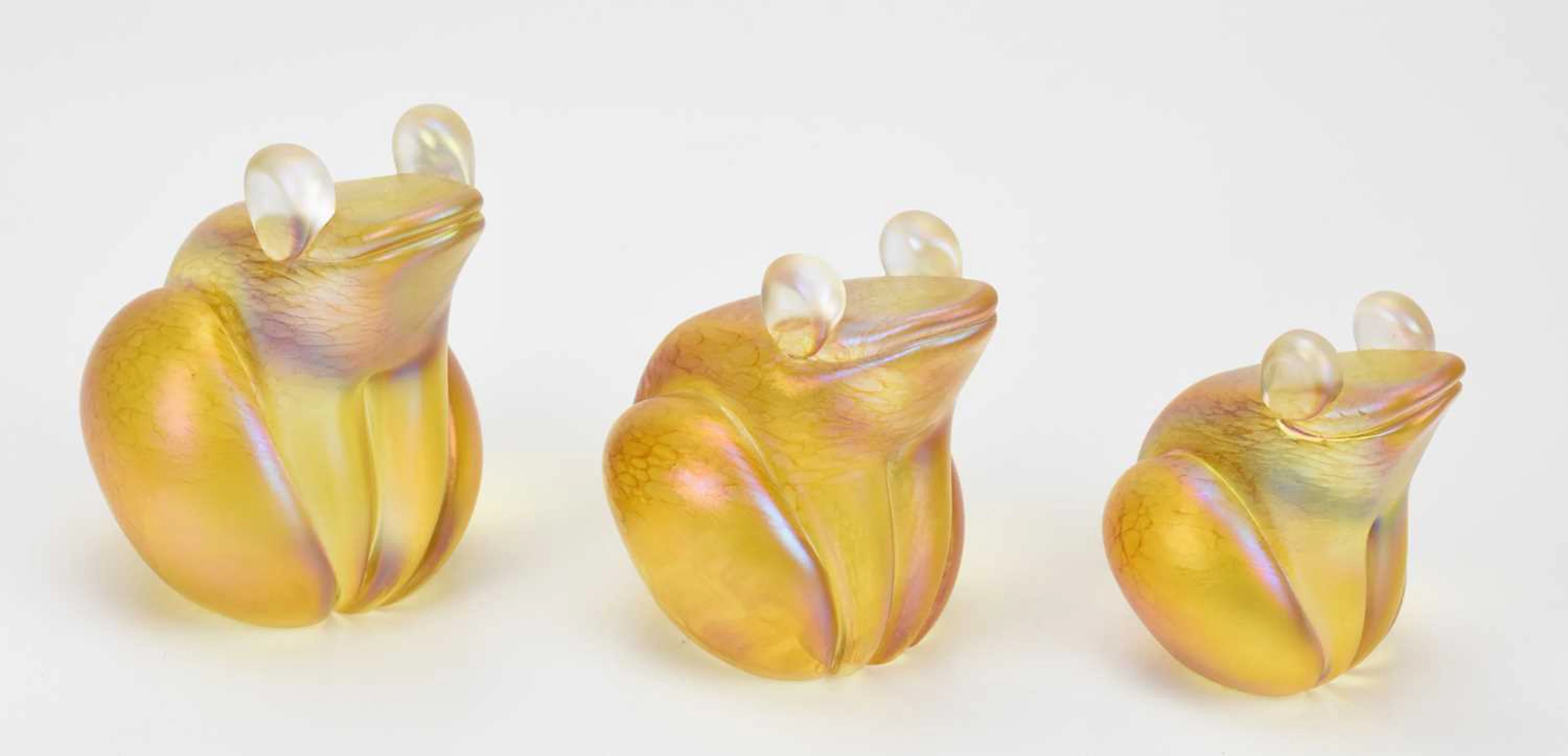 JOHN DITCHFIELD FOR GLASFORM; a graduated set of three...