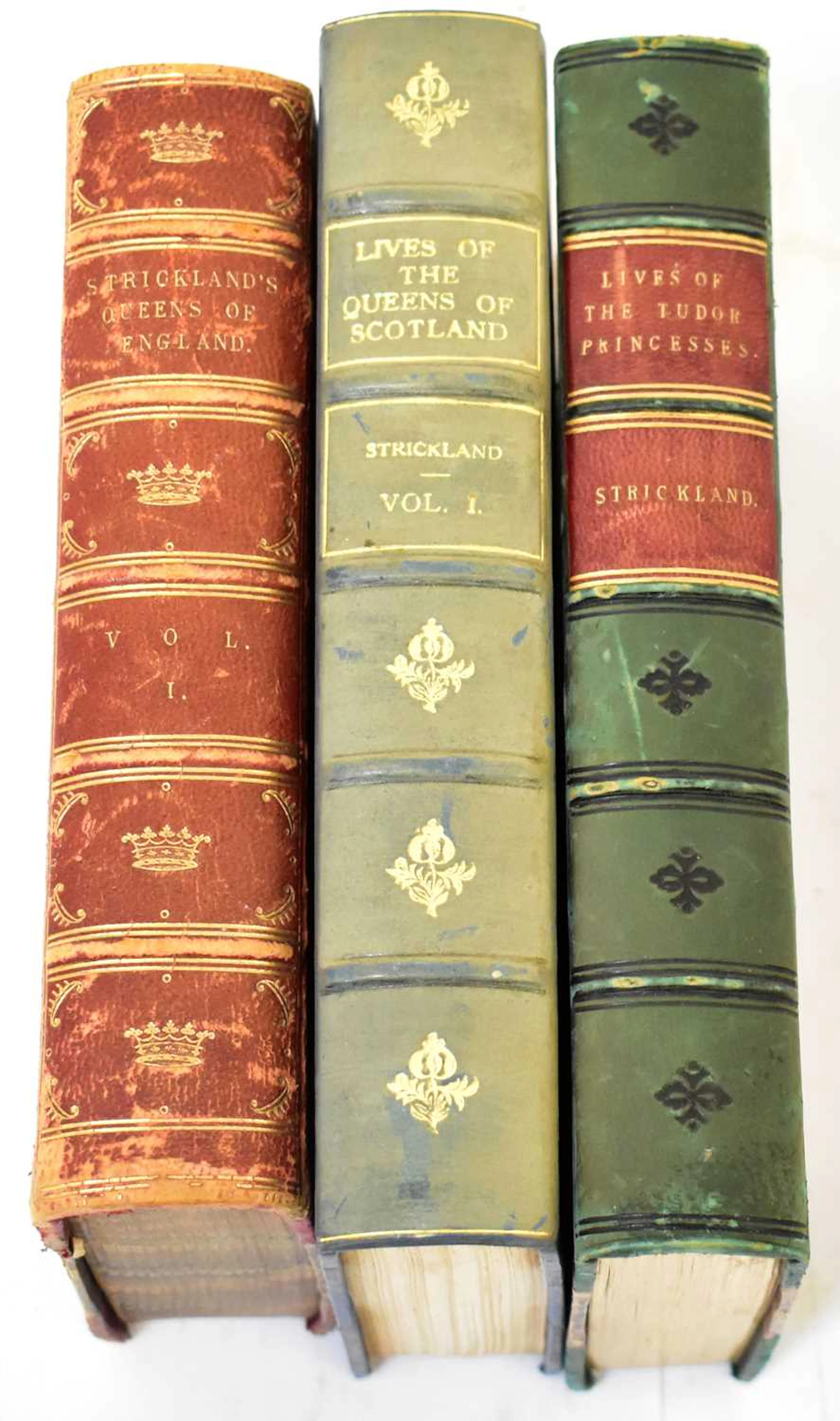 DECORATIVE BINDINGS; Agnes Strickland's works