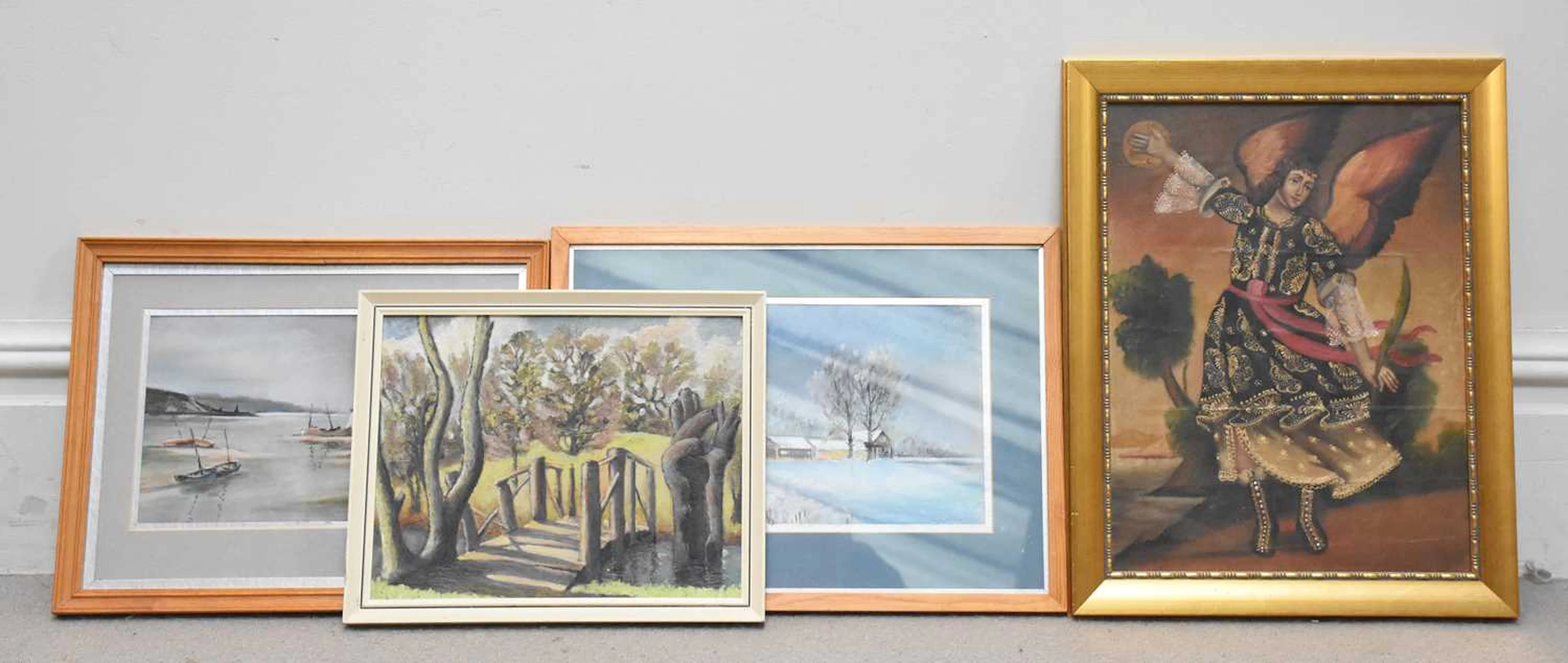 KEN LITTLEDYKE; two pastels