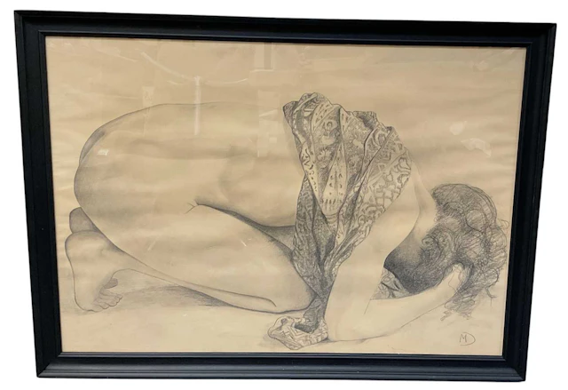 MANFRED VON DIEPOLD; a pencil
