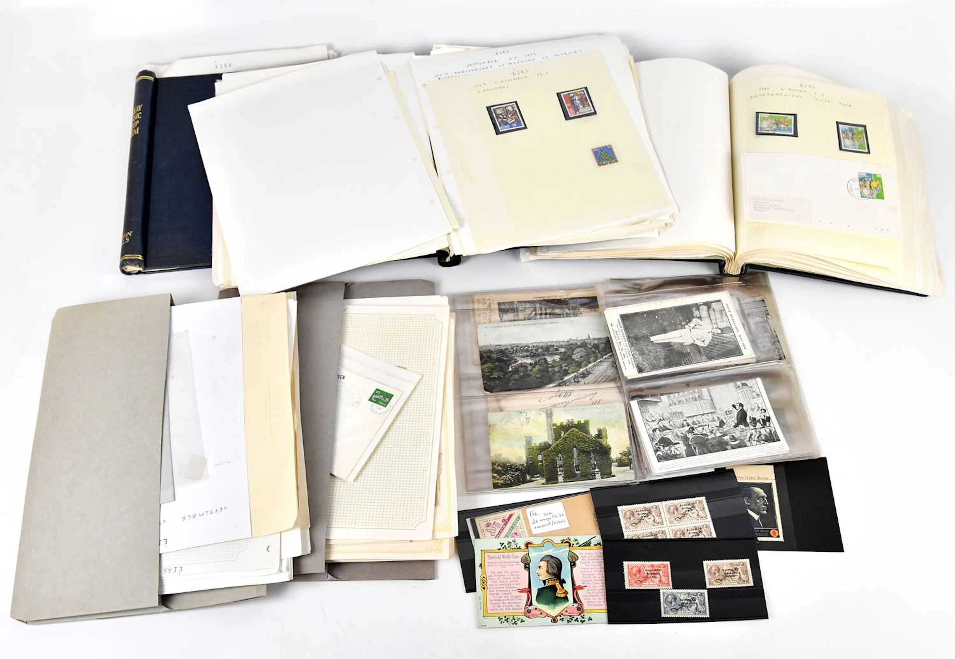 IRELAND; an interesting accumulation including postal history from pre-stamps