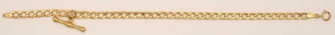 A 9ct yellow gold bracelet