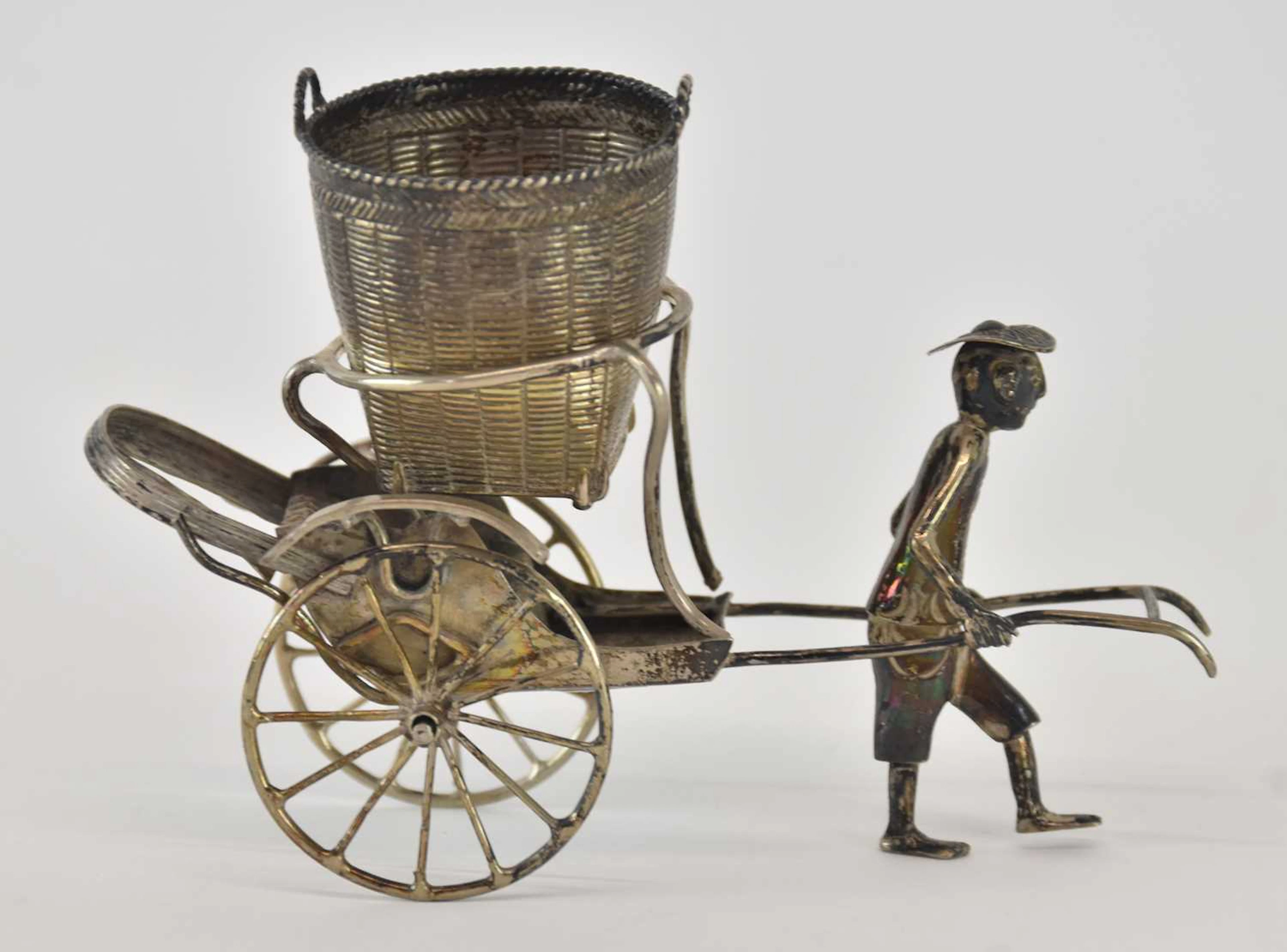 An early 20th century Chinese Export silver scratch built...