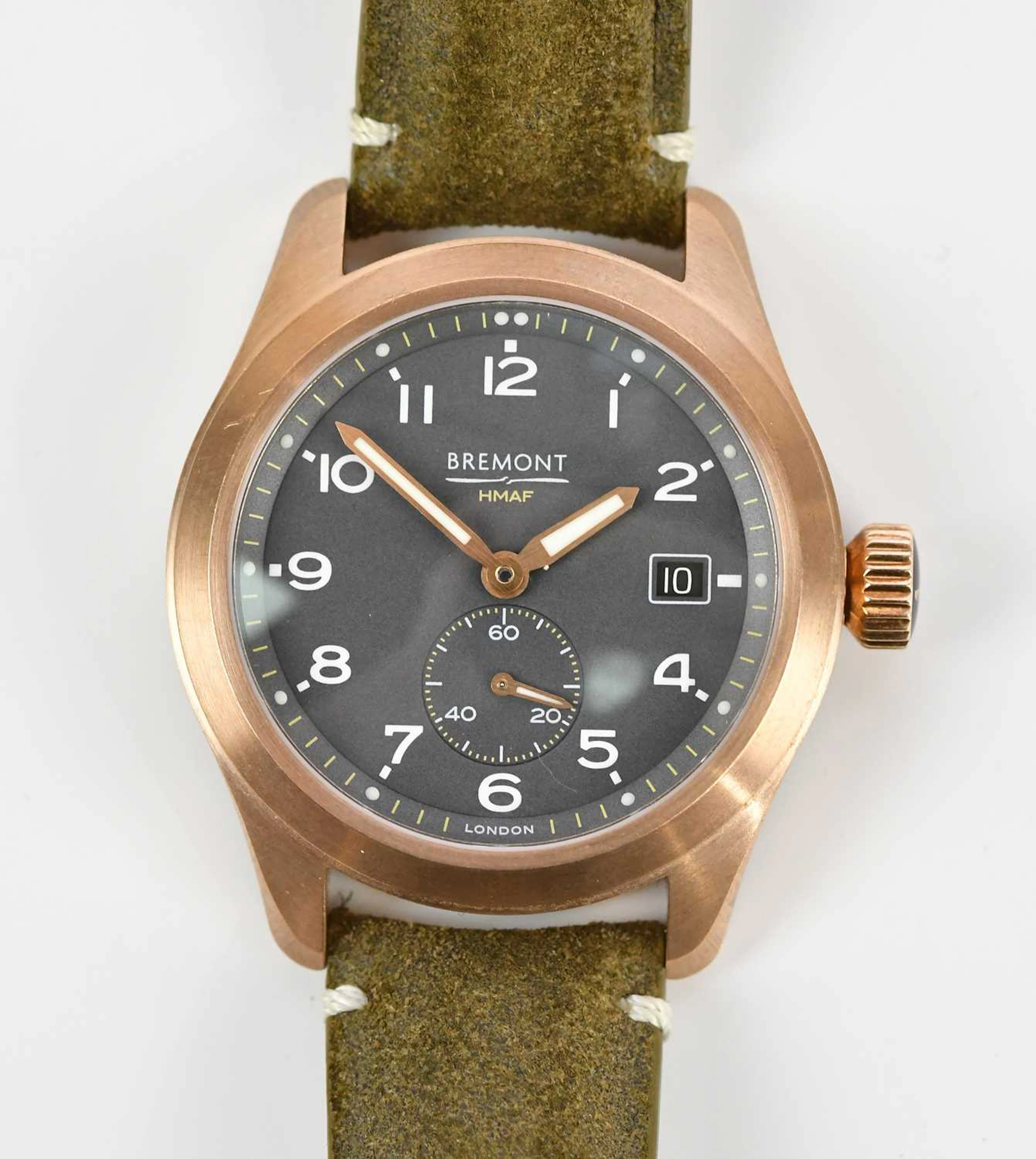 BREMONT; a gentleman's bronze 'Broadsword' automatic...