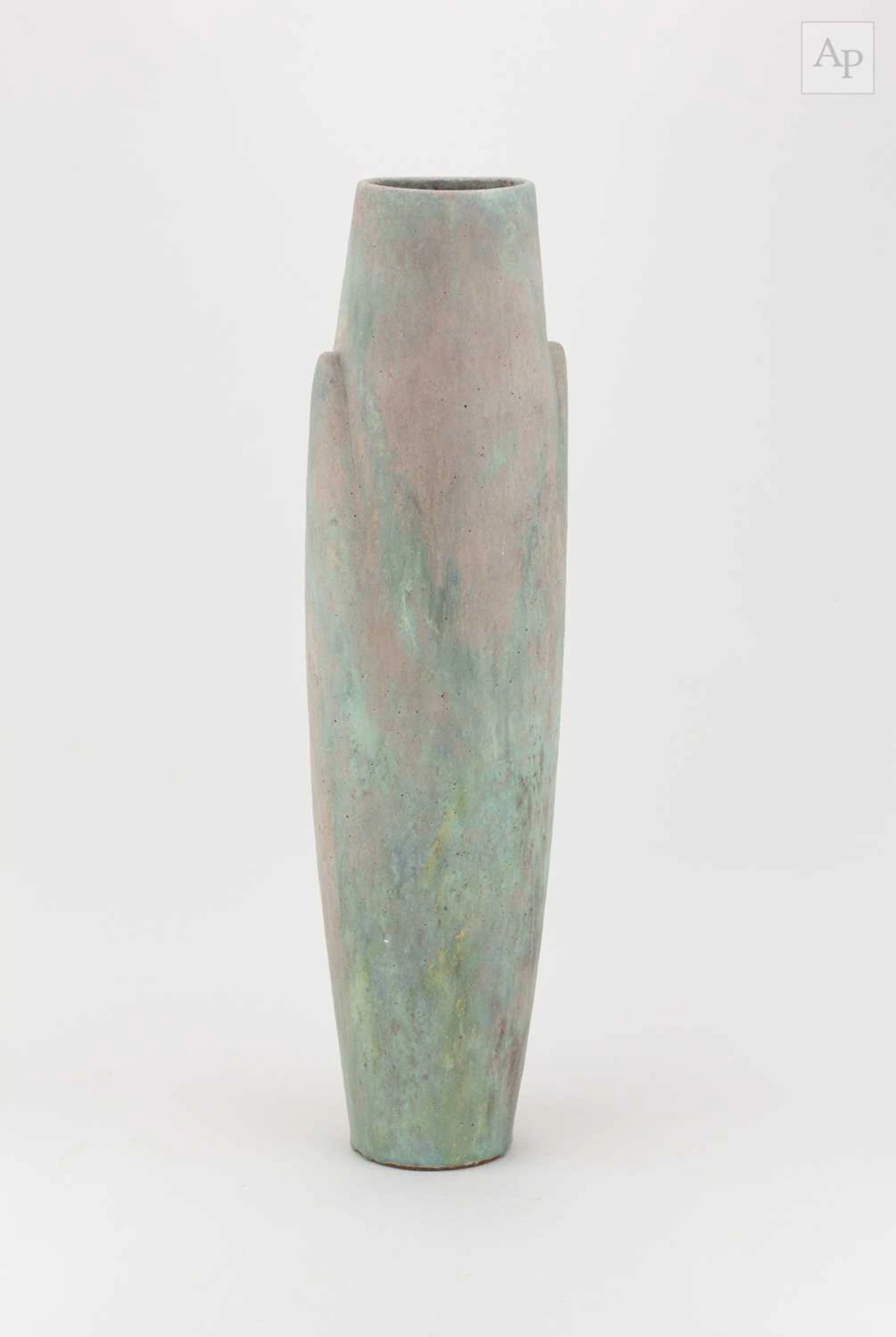 CHRIS CARTER (born 1945); a very tall stoneware totemic...