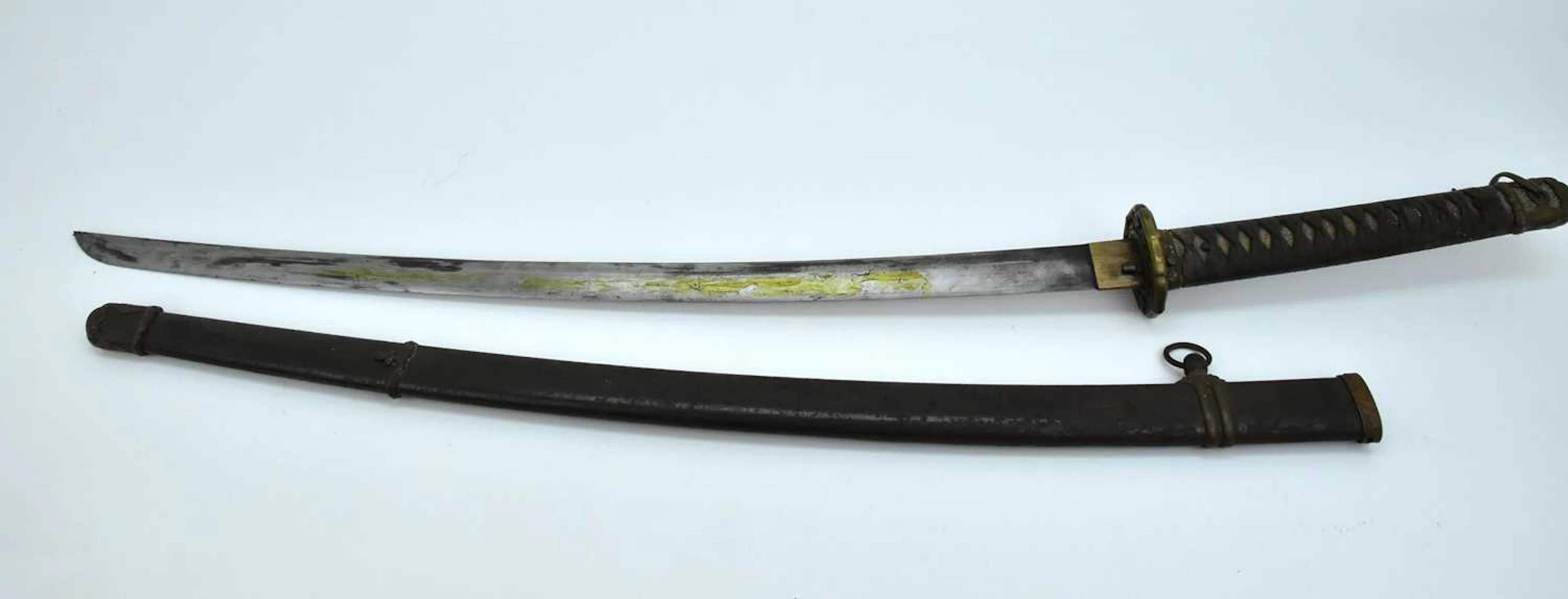 A WWII Japanese Army officer's sword katana