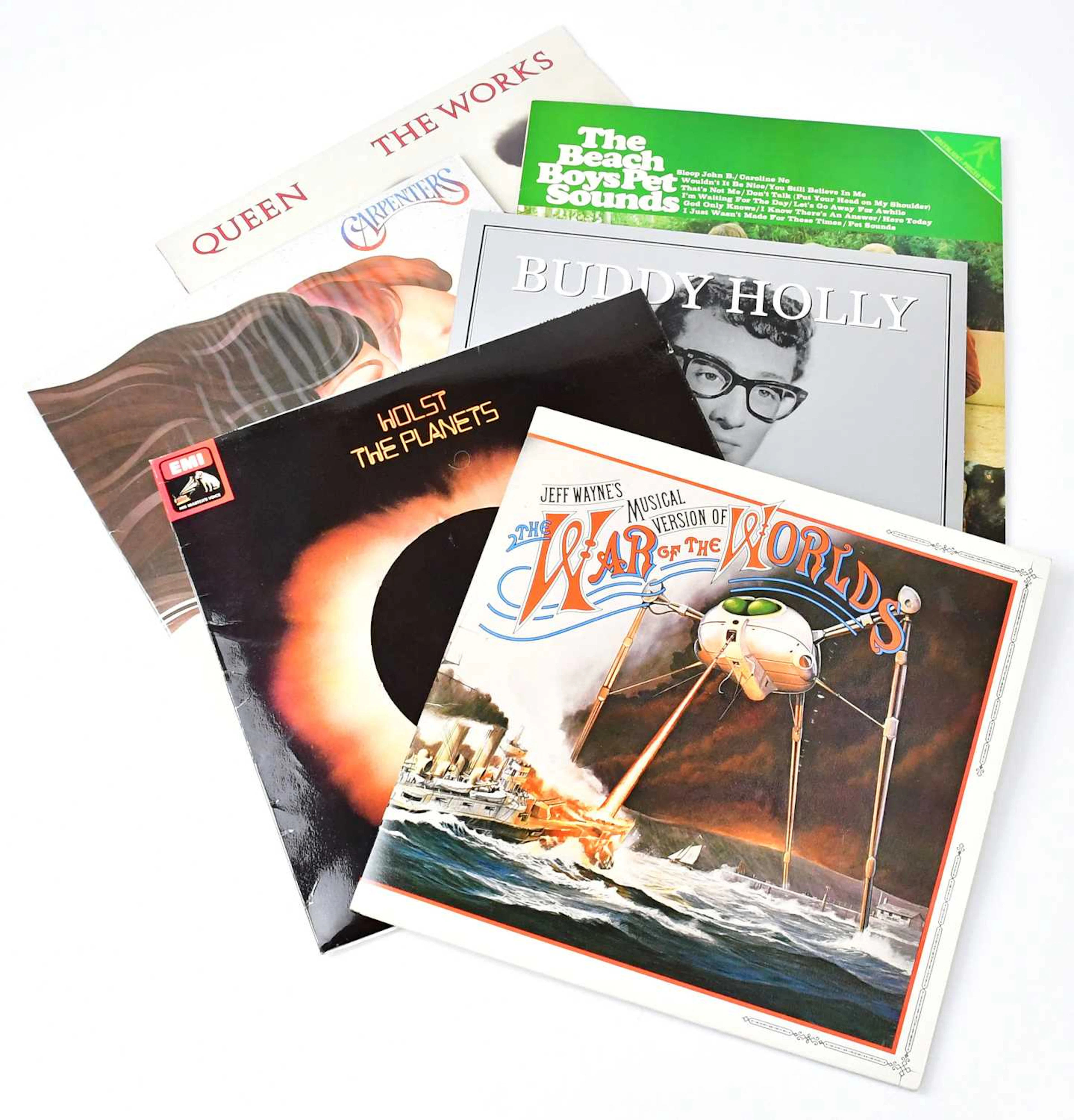 A collection of LPs