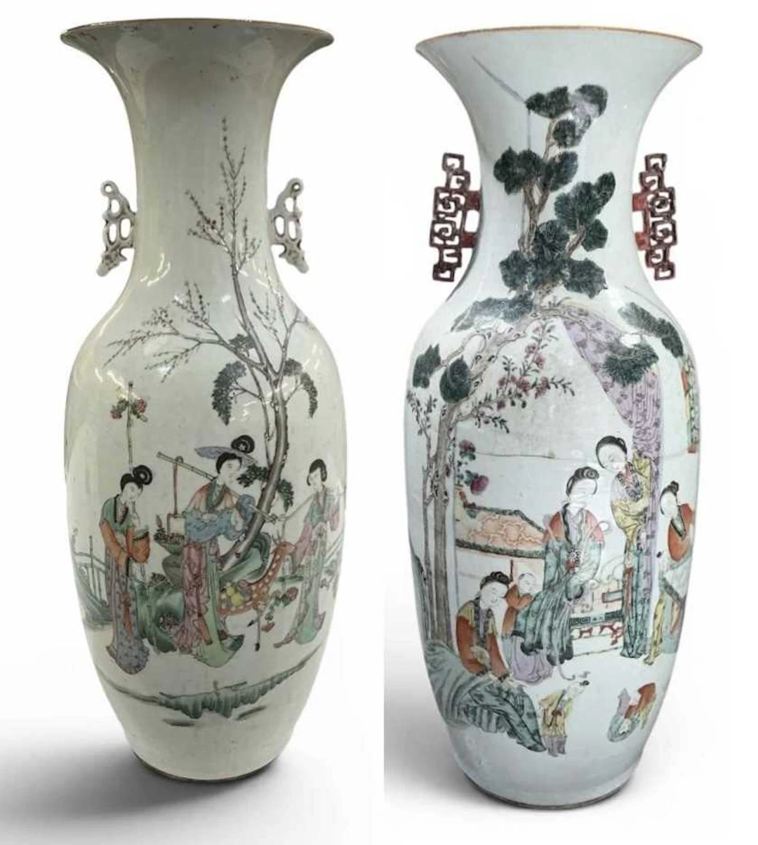 A good 19th century Chinese hand painted porcelain...