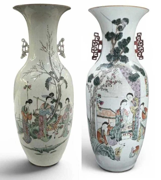 A good 19th century Chinese hand painted porcelain...