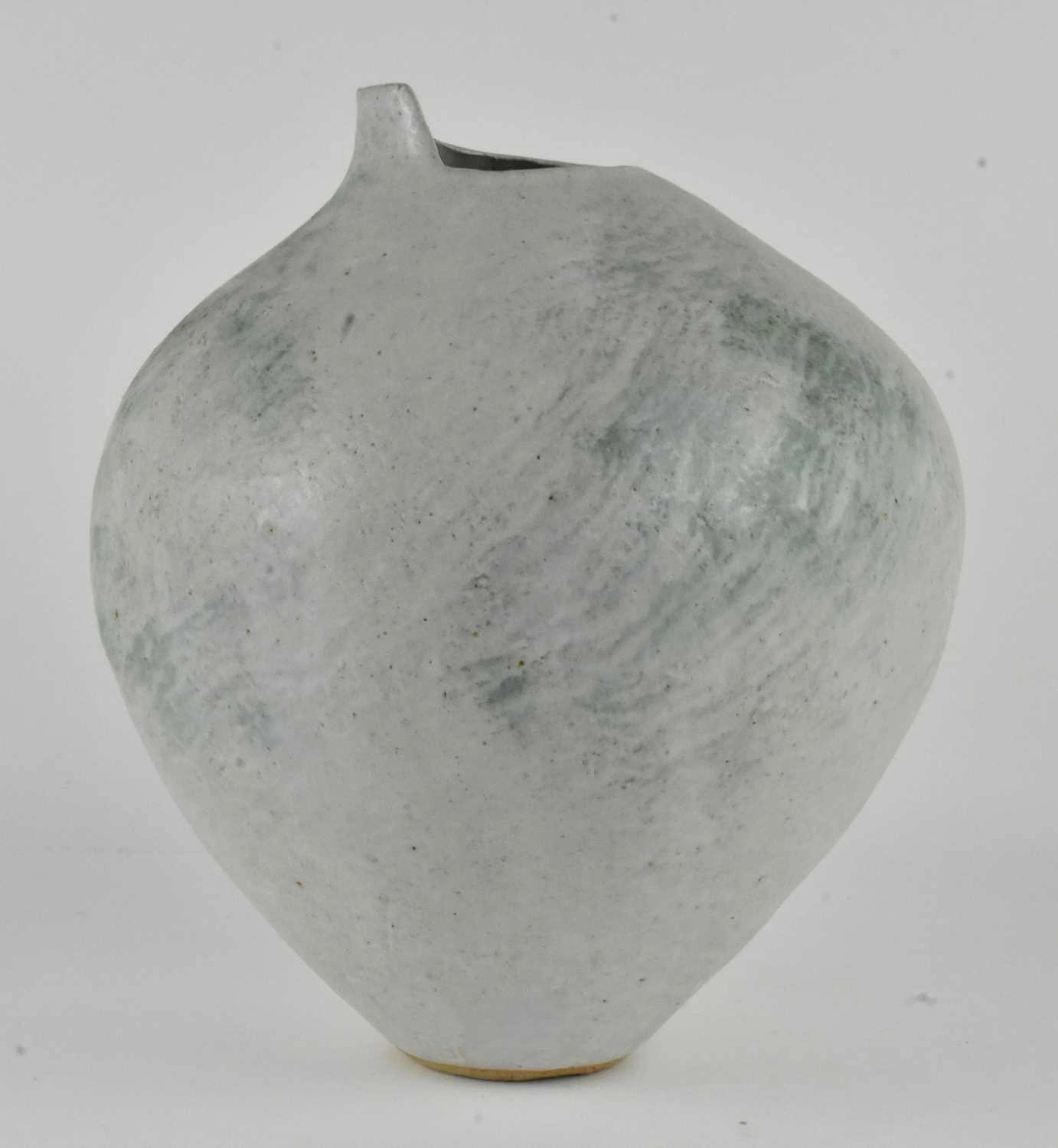 BETTY BLANDINO (1927-2011); a large stoneware vase of abstract bulbous form
