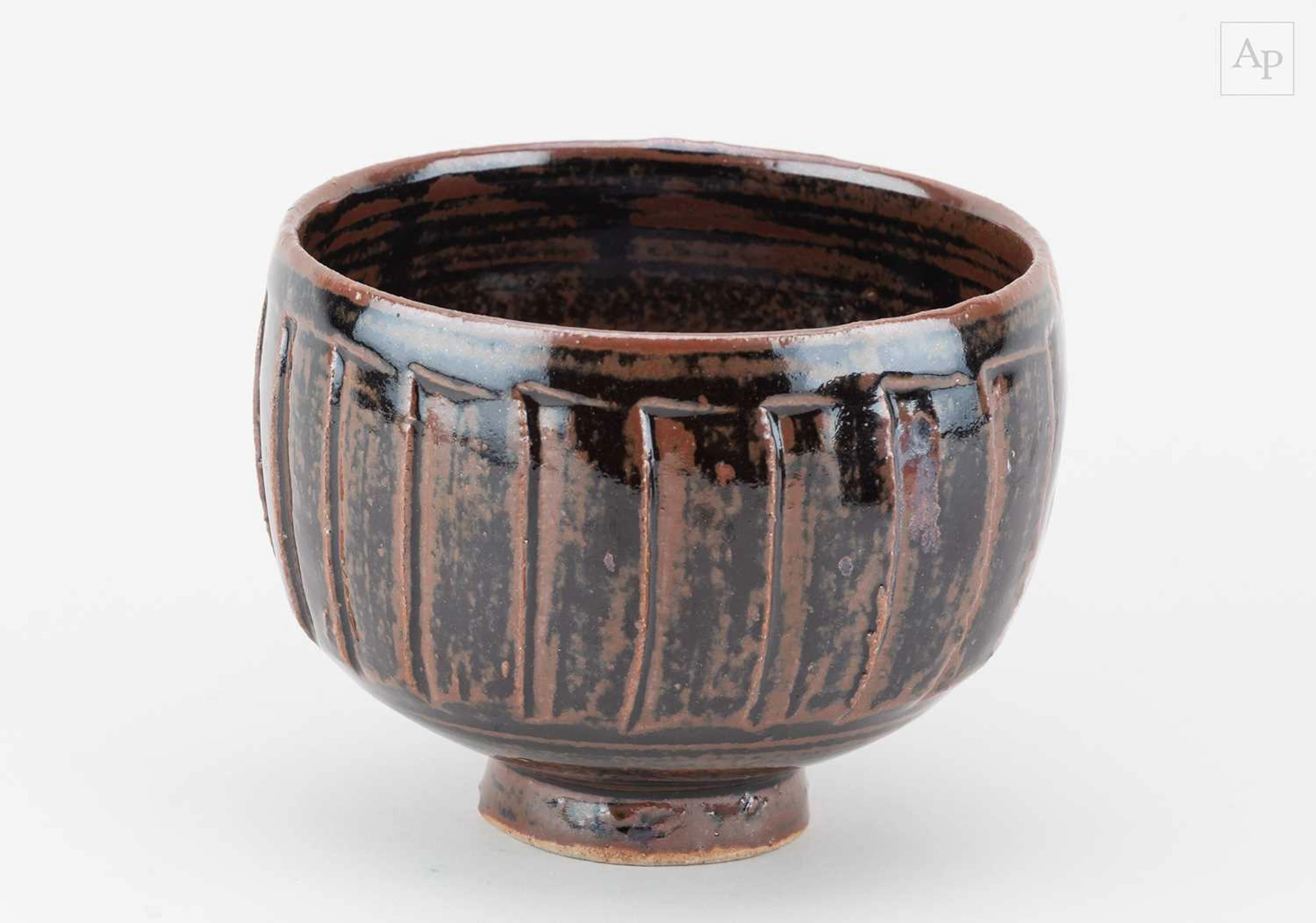 DAVID LEACH (1911-2005) for Lowerdown Pottery; a fluted...