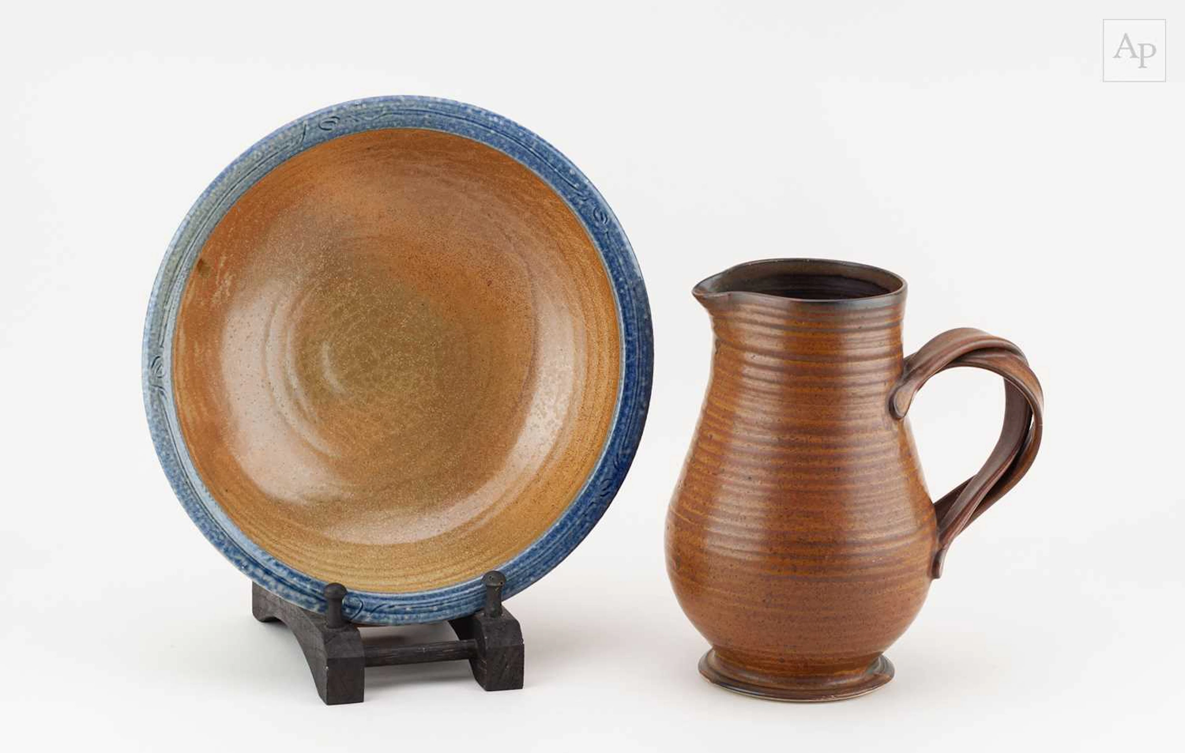 RAY FINCH (1914-2012) for Winchcombe Pottery; a salt glazed bowl