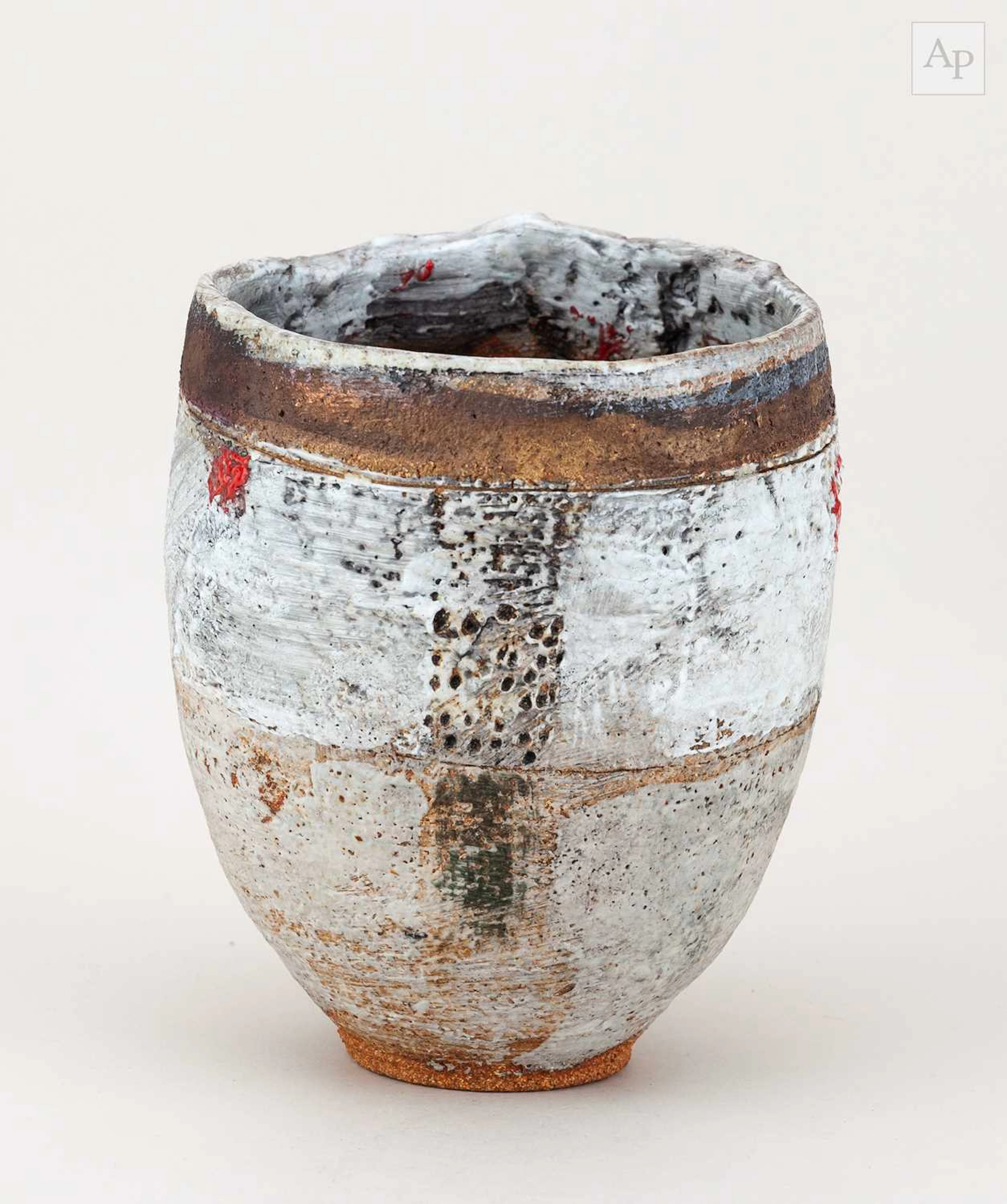 ROBIN WELCH (1936-2019); a stoneware vessel covered in...