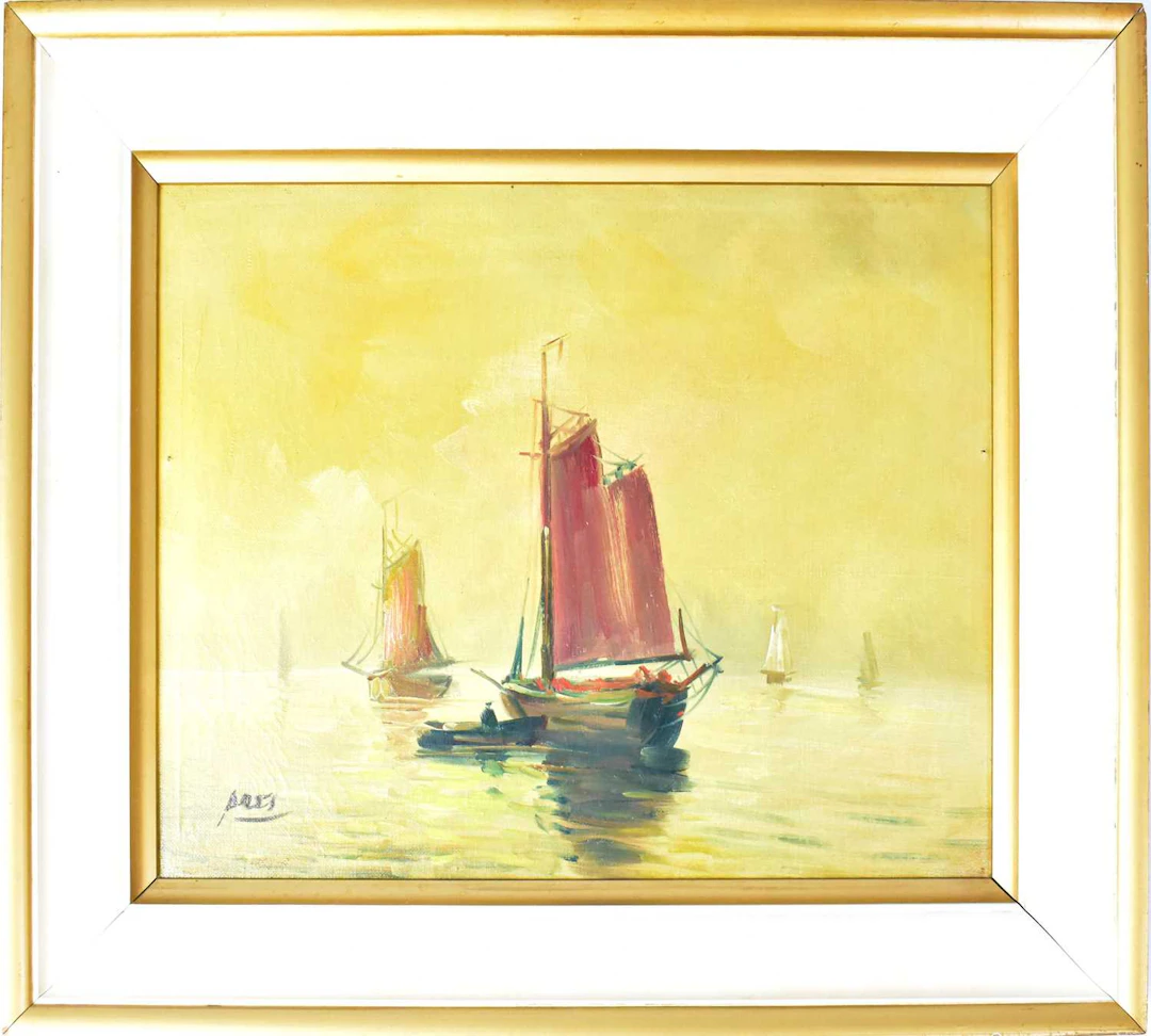 20TH CENTURY CONTINENTAL SCHOOL; oil on canvas