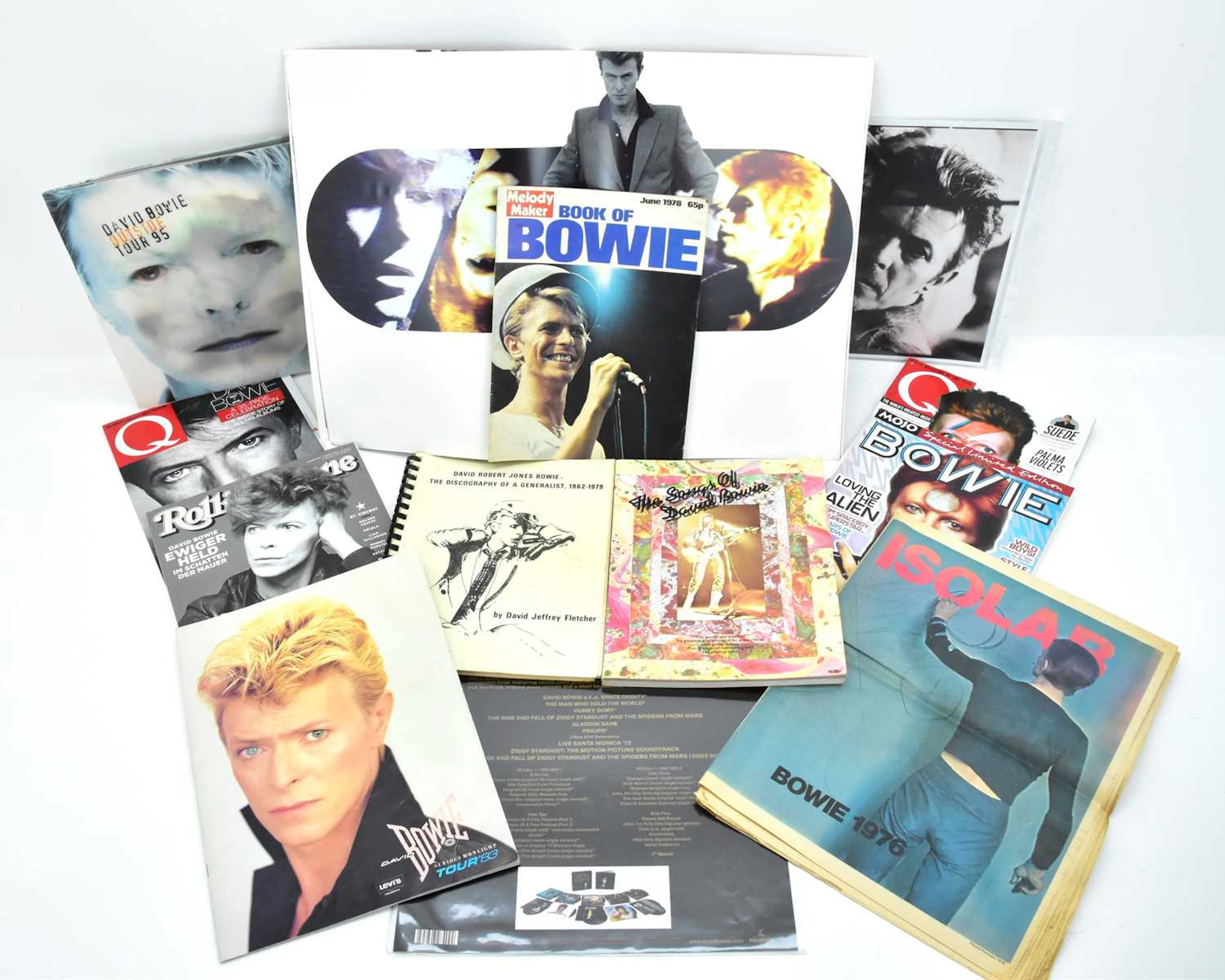 DAVID BOWIE; various magazines