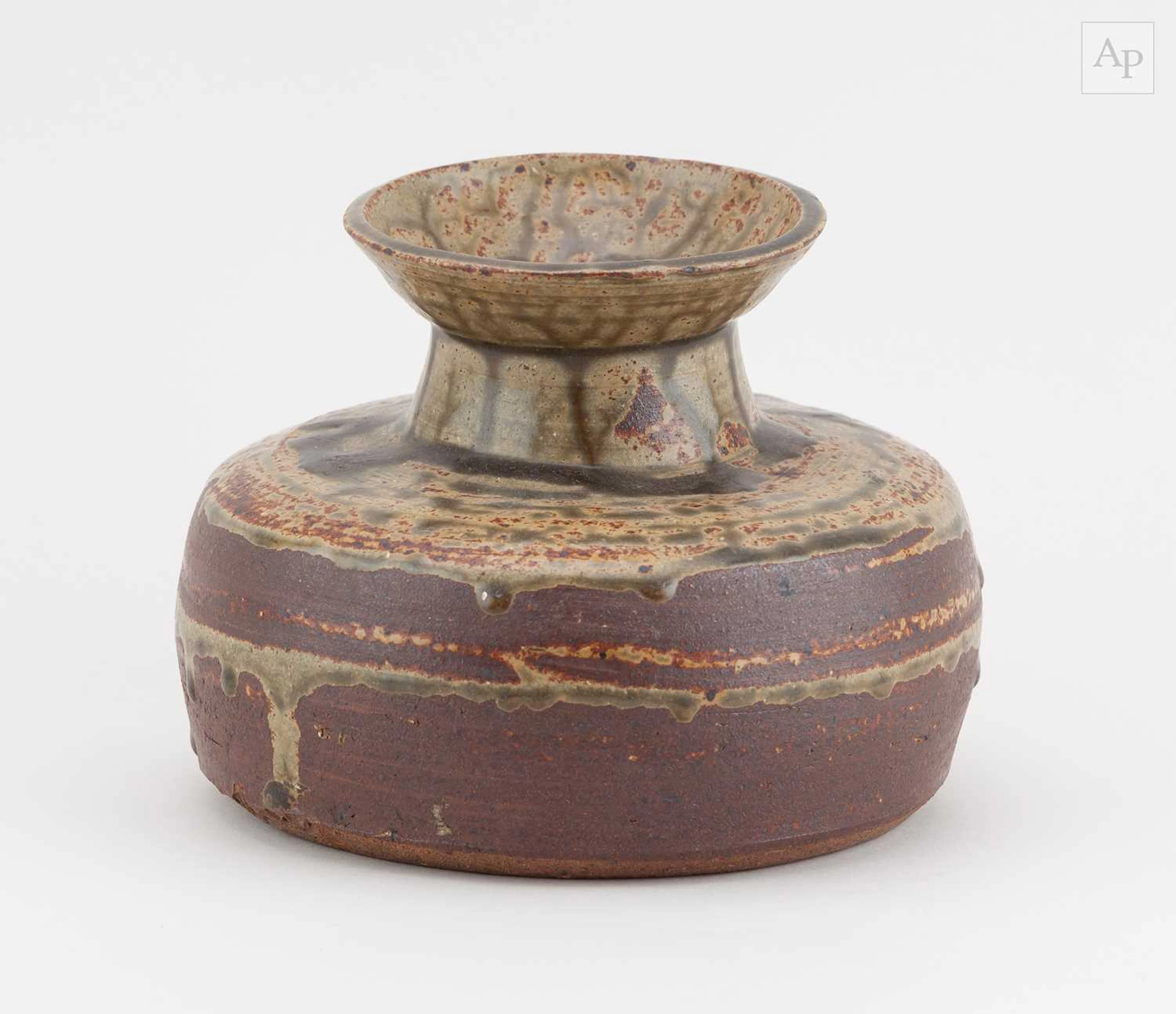 JANET LEACH (1918-1997) for Leach Pottery; a squat...
